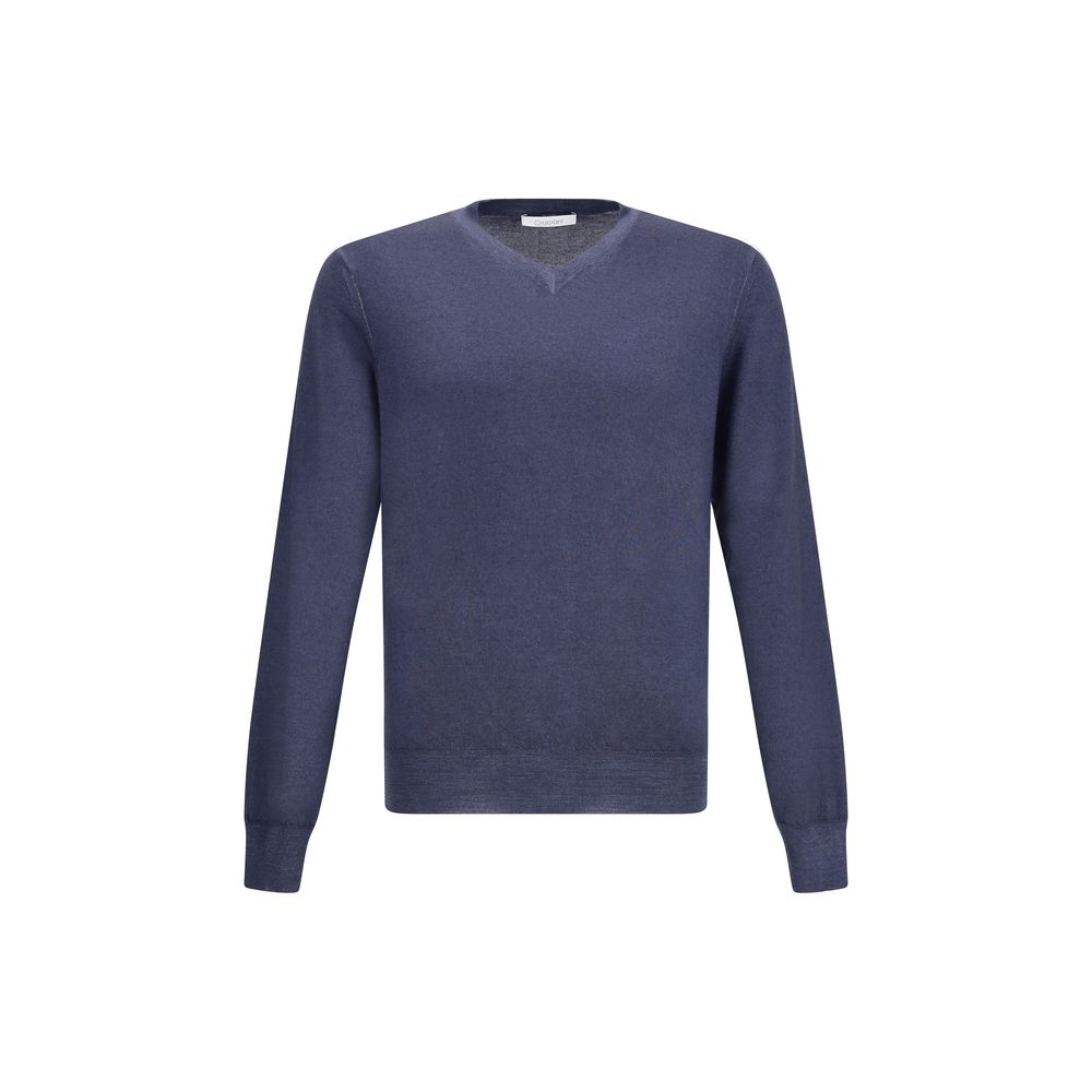 Cruciani Bicolor Cashmere Sweater