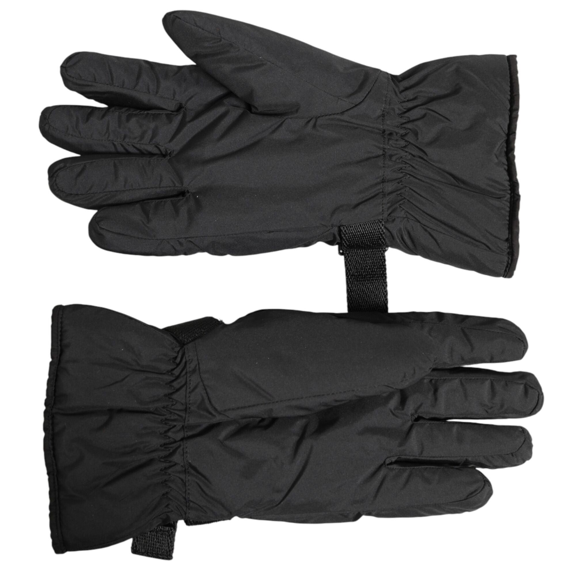 Dolce & Gabbana Black Windproof Ski Winter Warm Non Slip Gloves