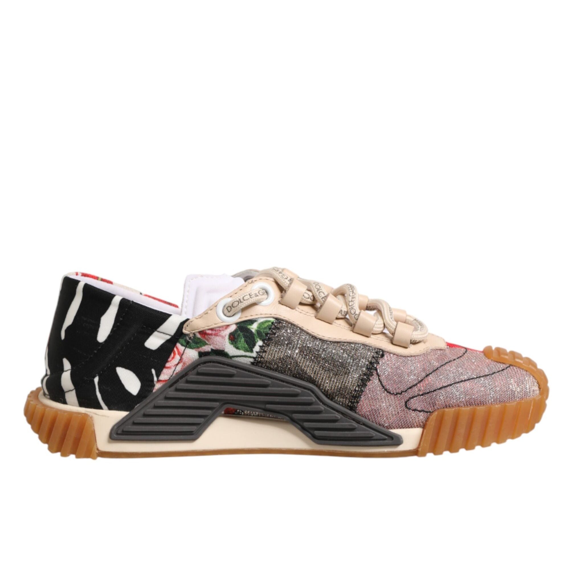 Dolce & Gabbana Multicolor Logo Low Top NS1 Sneakers Shoes