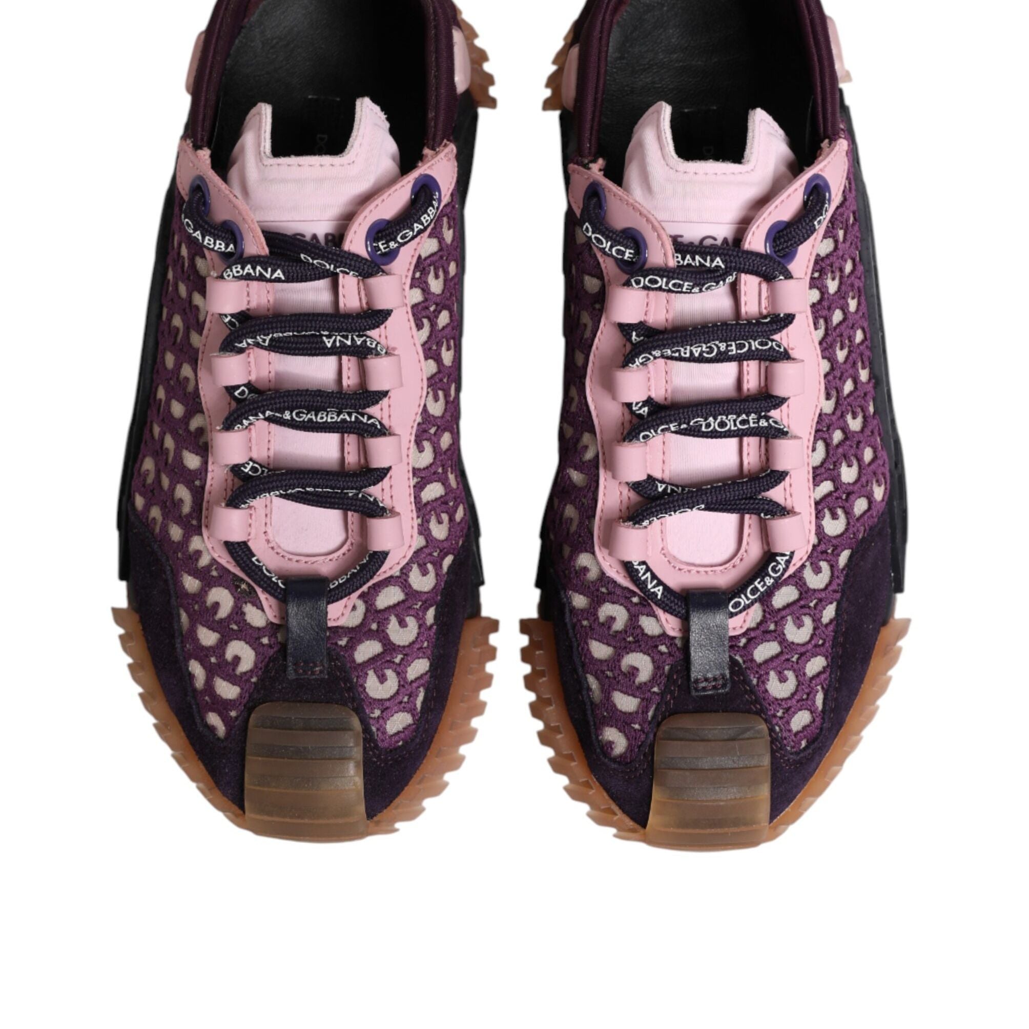 Dolce & Gabbana Multicolor Logo Low Top NS1 Sneakers Shoes