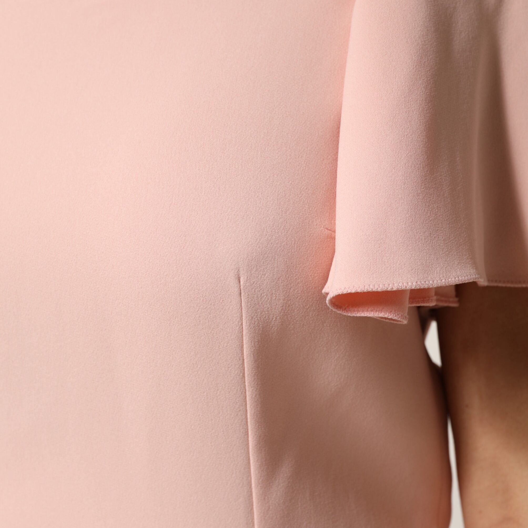 Dolce & Gabbana Pink Short Sleeves Round Neck Blouse Top