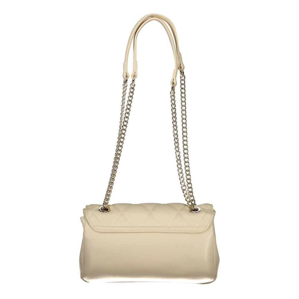 Mario Valentino Beige Polyurethane Women Handbag