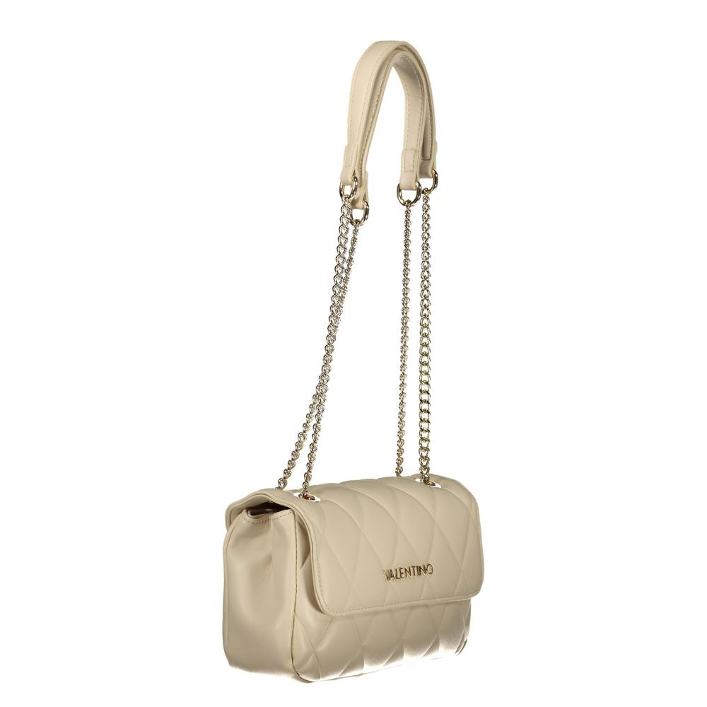 Mario Valentino Beige Polyurethane Women Handbag