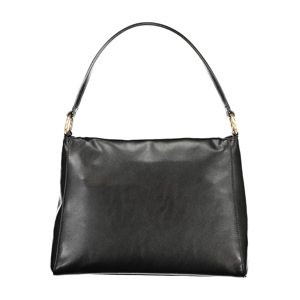 Mario Valentino Nero Polyurethane Women Shoulder Bag