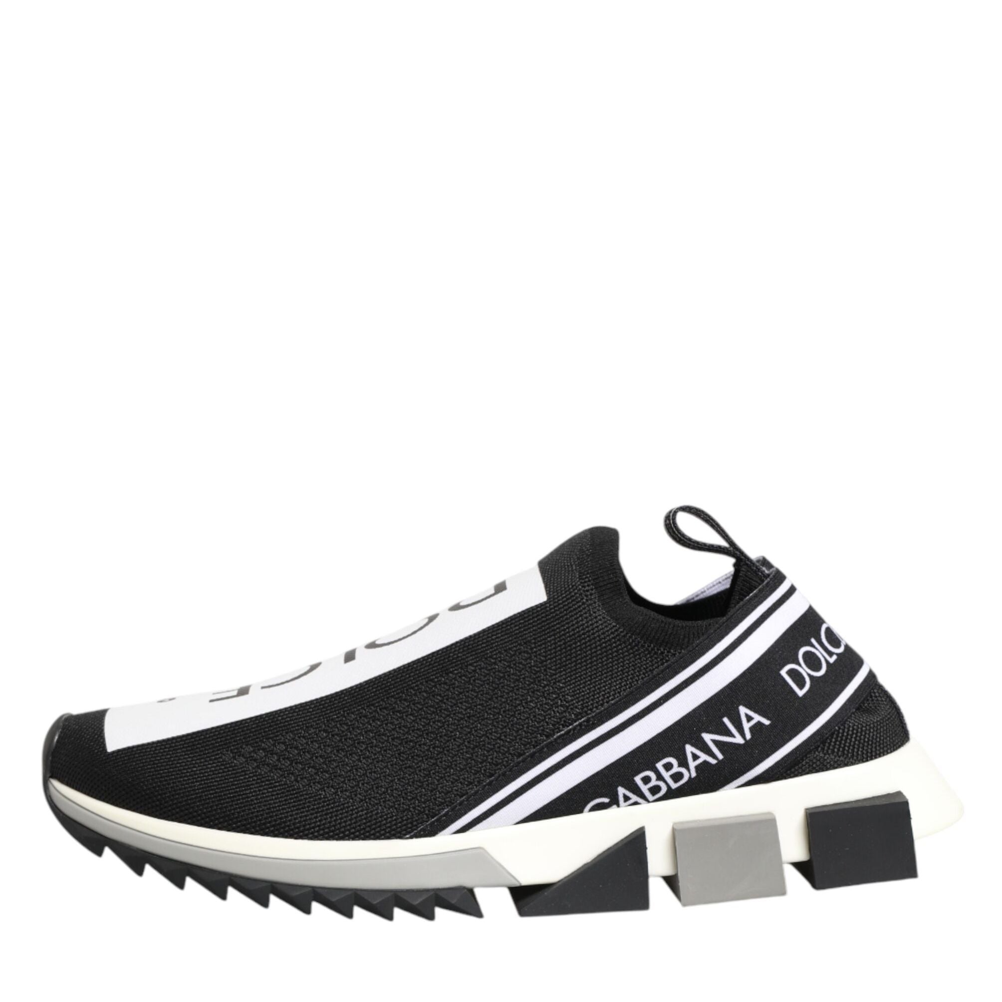 Dolce & Gabbana Black Slip On Sorrento Men Sneakers Shoes
