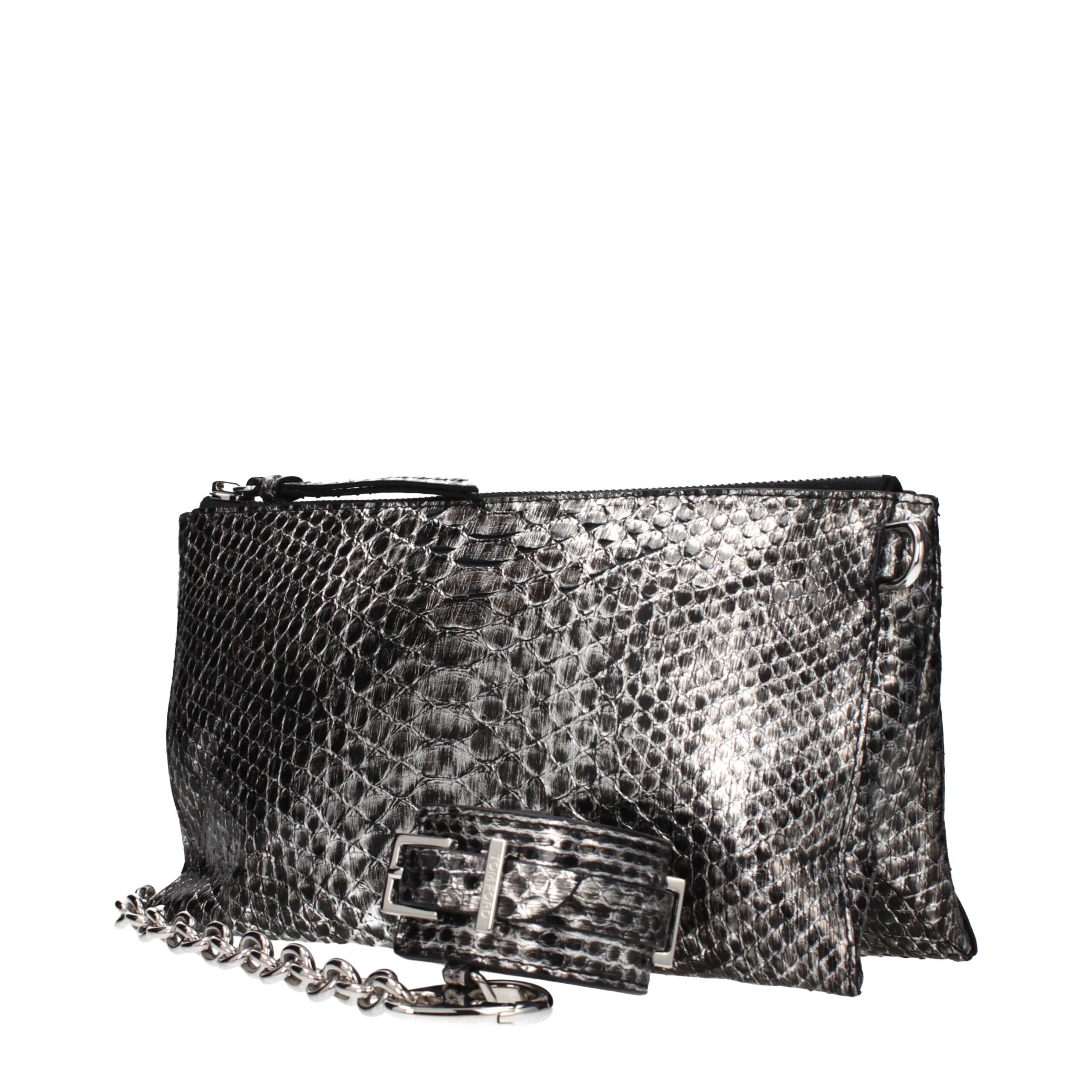 Tom Ford Gray Skin Handbag