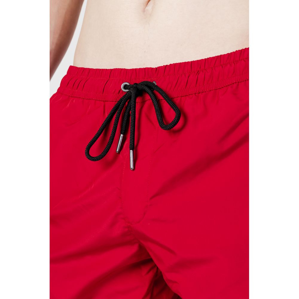 Trussardi Beachwear Multicolor Polyester Swim Shorts