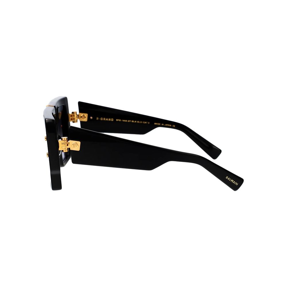 Balmain Black Acetate Sunglasses