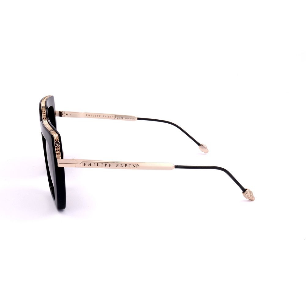 Philipp Plein Black Metal Sunglasses