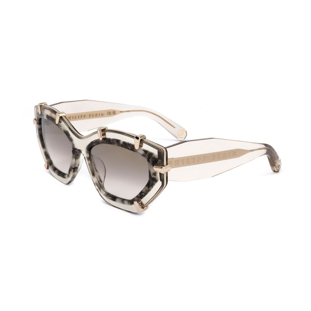 Philipp Plein Beige Acetate Sunglasses