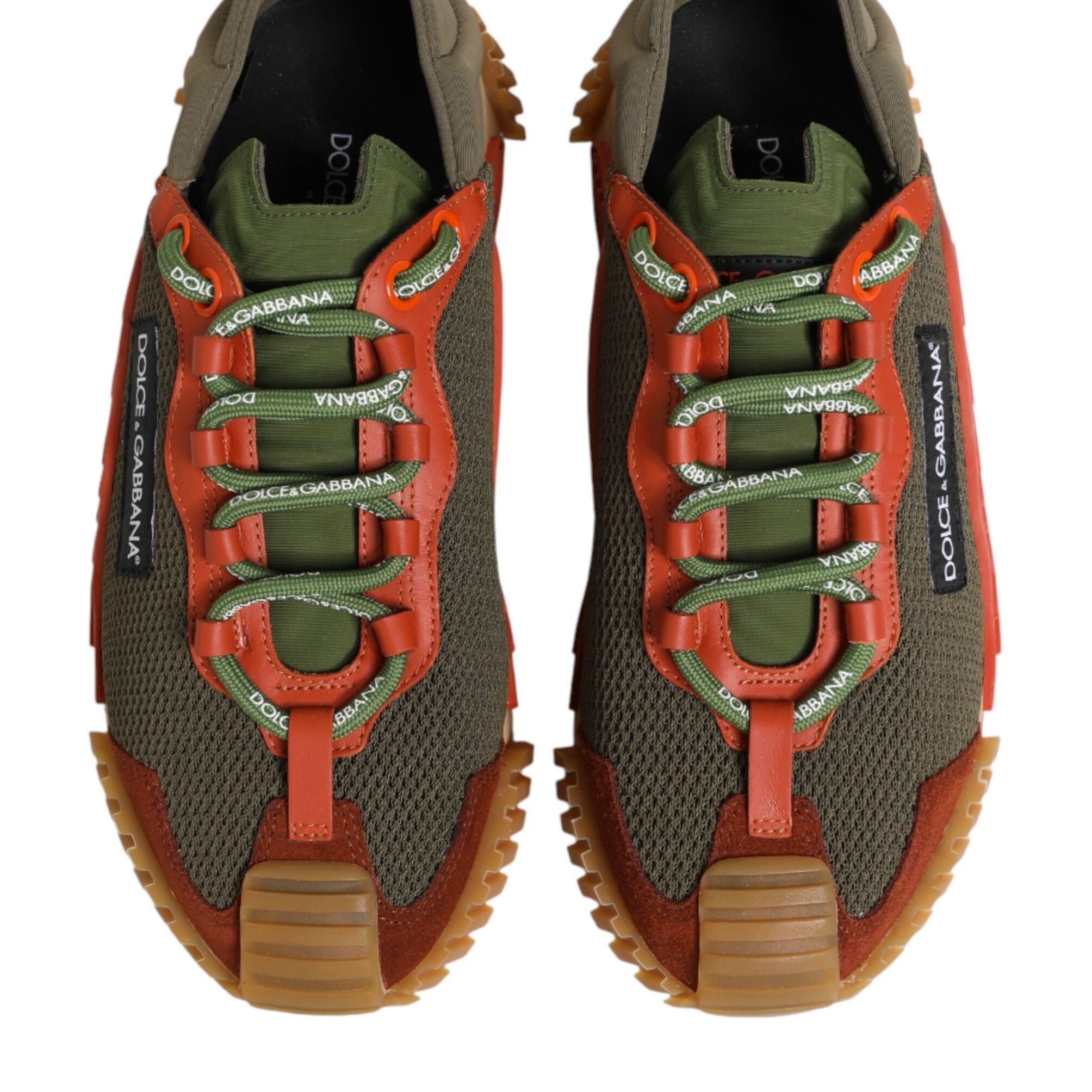 Dolce & Gabbana Multicolor Lace Up Low Top NS1 Sneakers Shoes