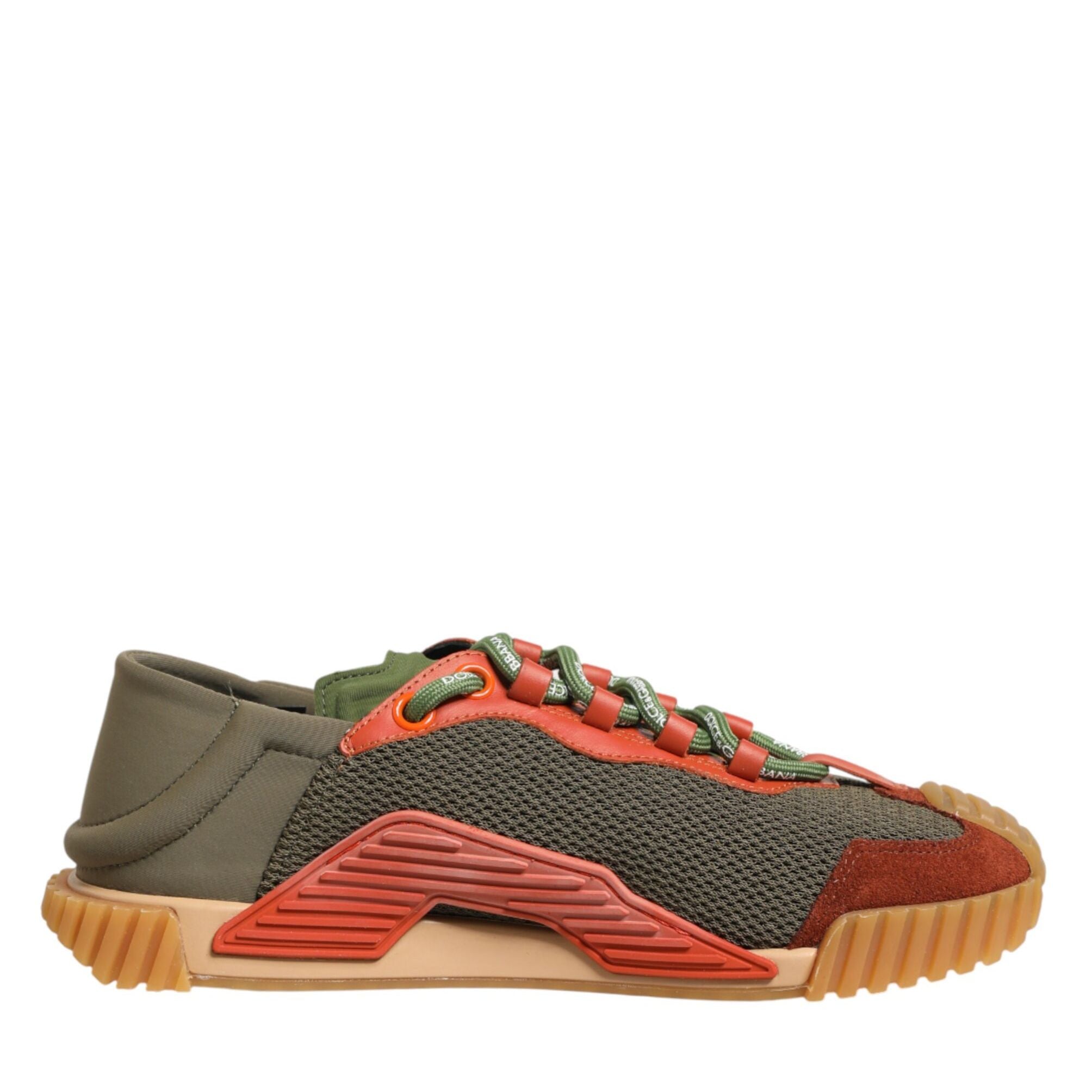 Dolce & Gabbana Multicolor Lace Up Low Top NS1 Sneakers Shoes