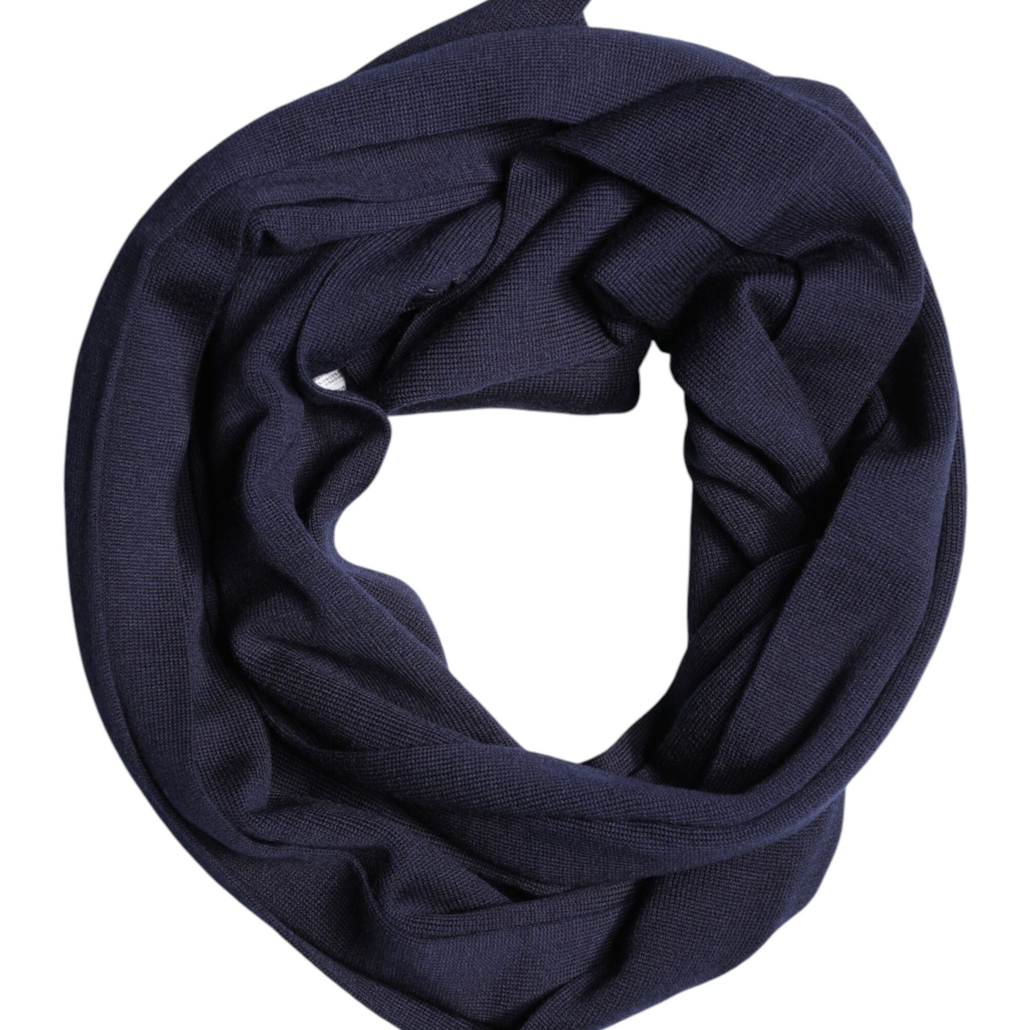 Dolce & Gabbana Blue Wool DG Loves London Neck Wrap Scarf