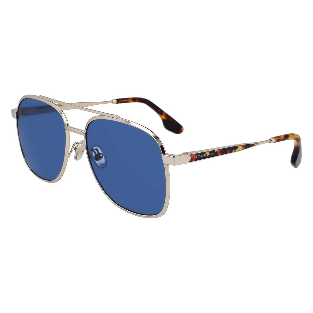 Victoria Beckham Gold Metal Sunglasses