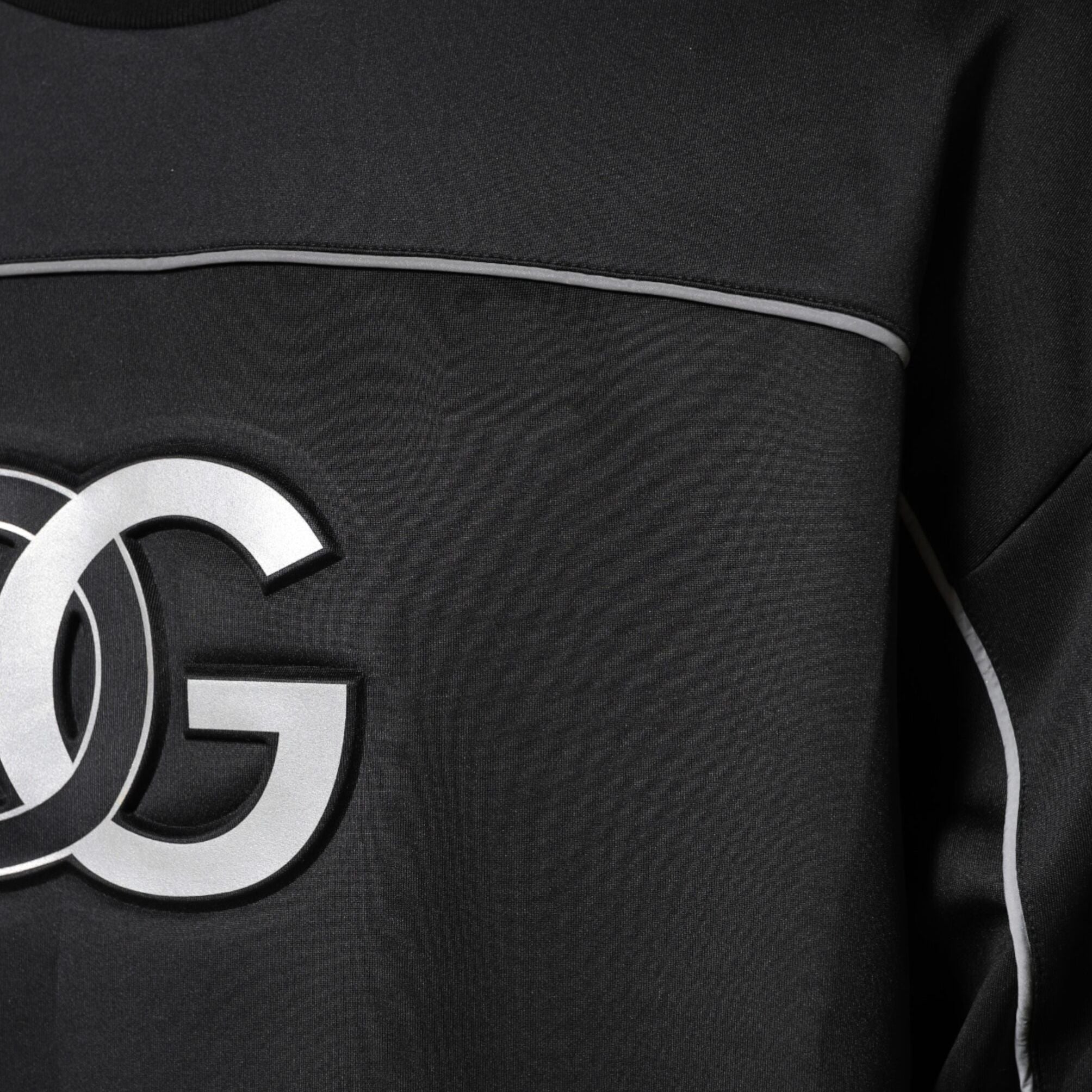 Dolce & Gabbana Black DG Logo Crew Neck Sweatshirt Sweater