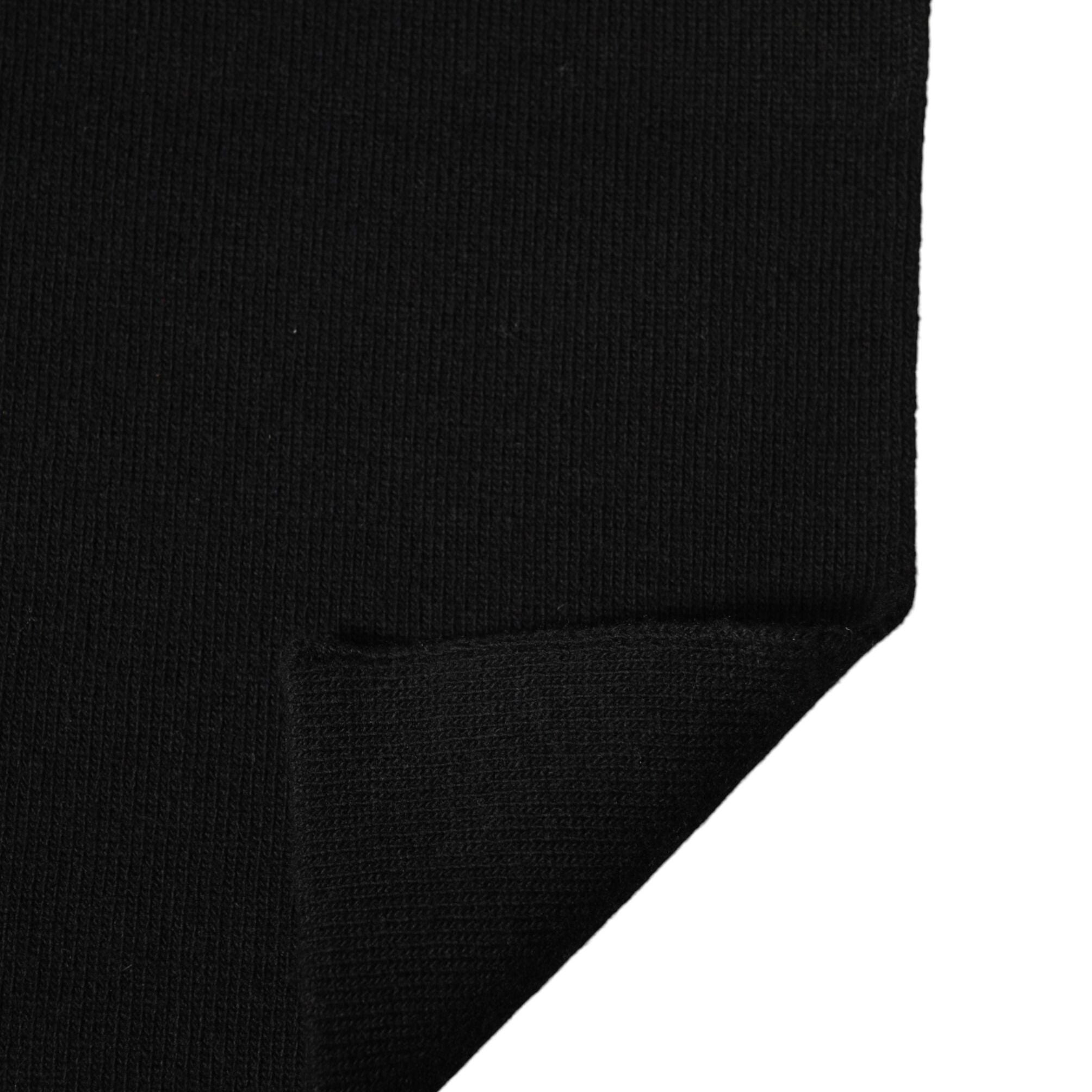 Dolce & Gabbana Black Wool Knitted Neck Wrap Foulard Scarf