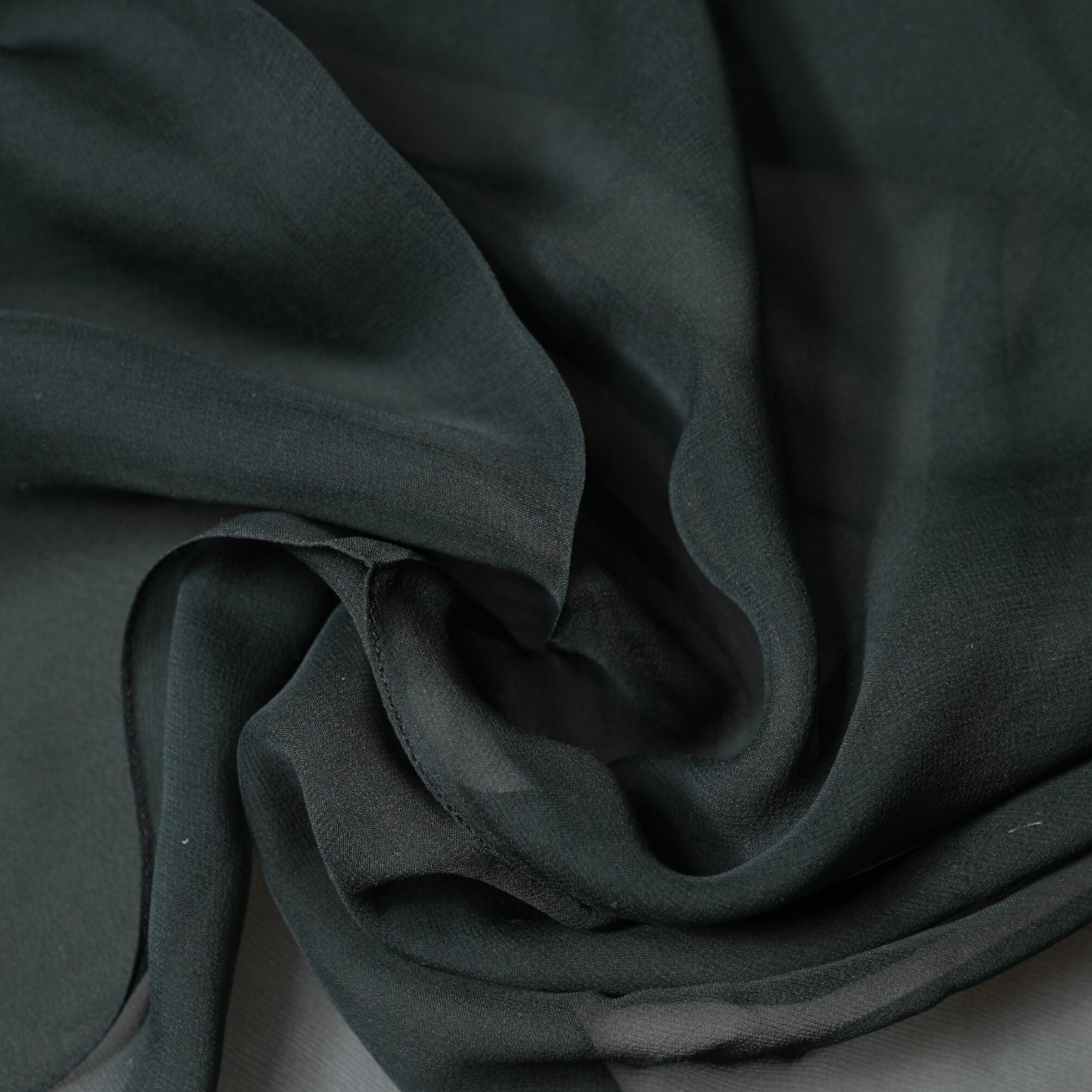 Dolce & Gabbana Dark Green Silk Neck Wrap Foulard Scarf