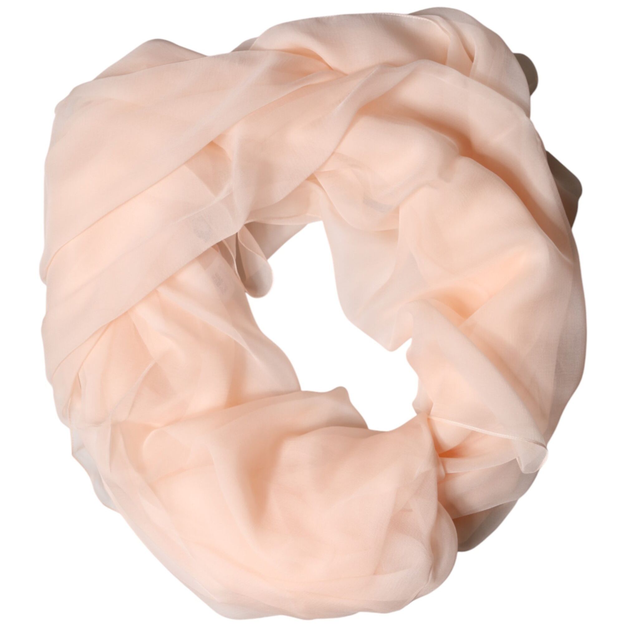 Dolce & Gabbana Light Pink Stole Silk Neck Wrap Shawl Scarf