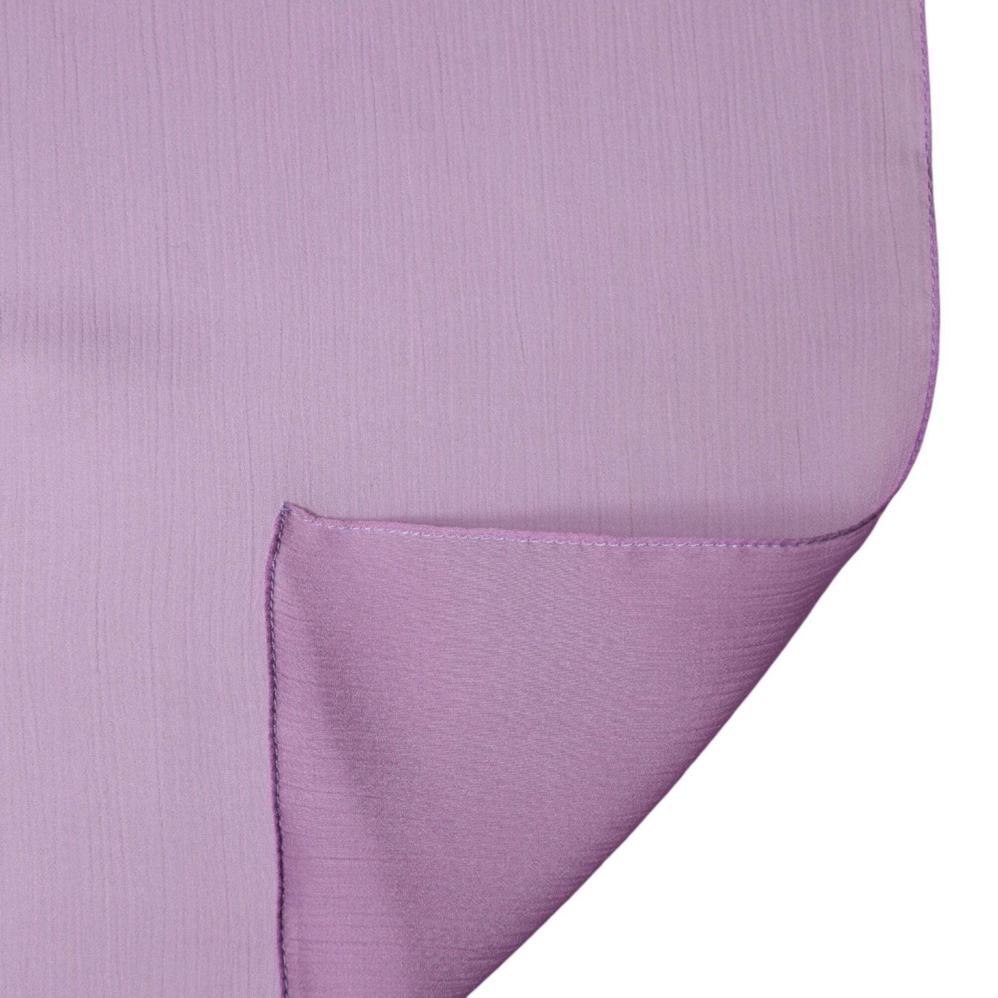 Dolce & Gabbana Purple Stole Silk Neck Wrap Shawl Men Scarf