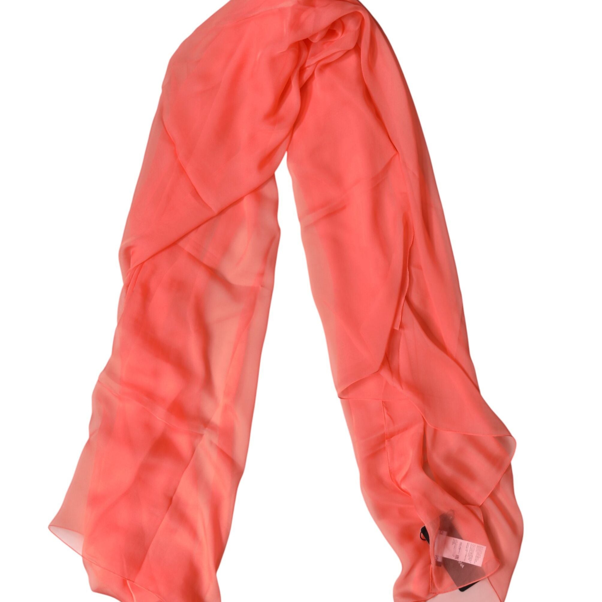 Dolce & Gabbana Light Pink Stole Neck Wrap Shawl Scarf