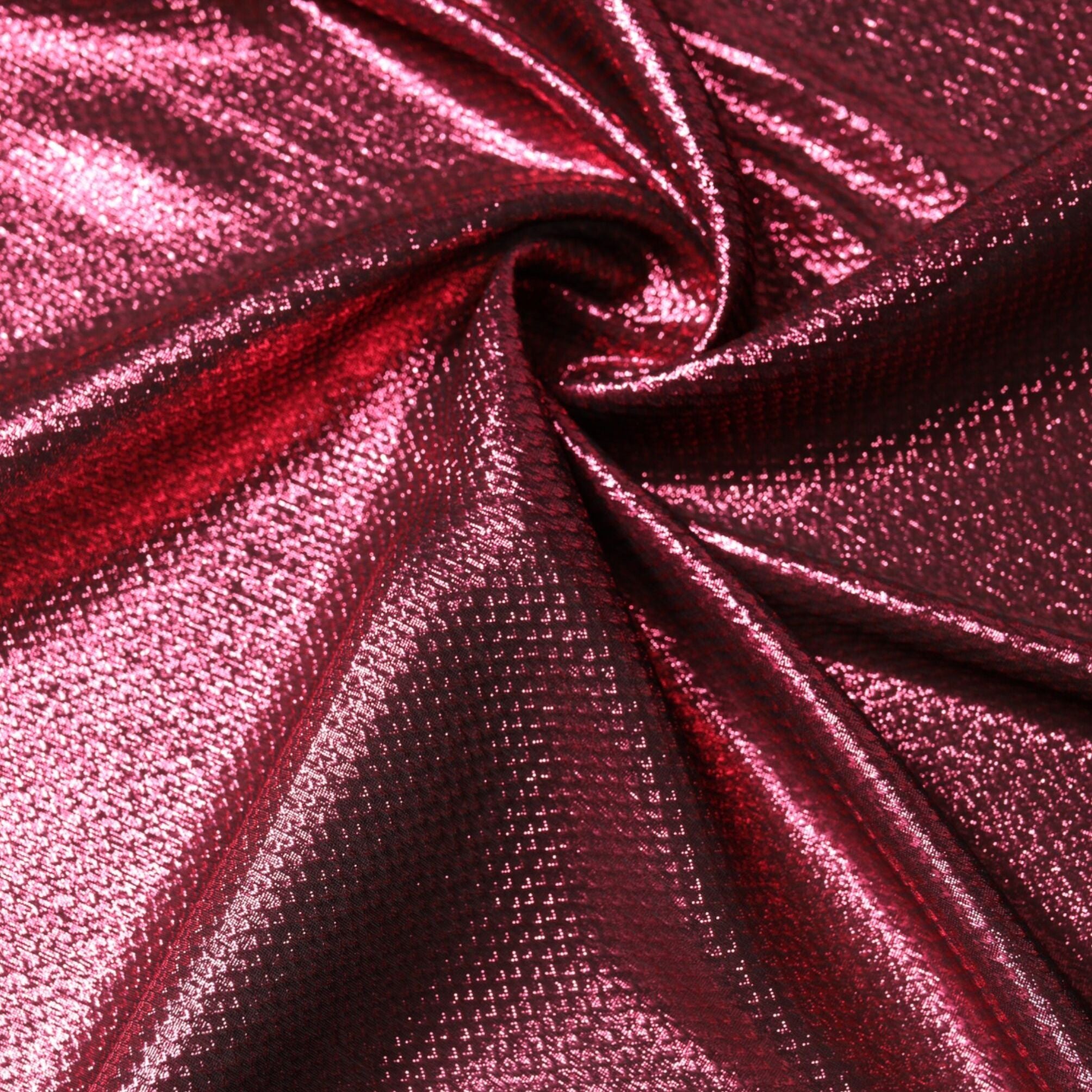 Dolce & Gabbana Metallic Pink Silk Square Foulard Scarf