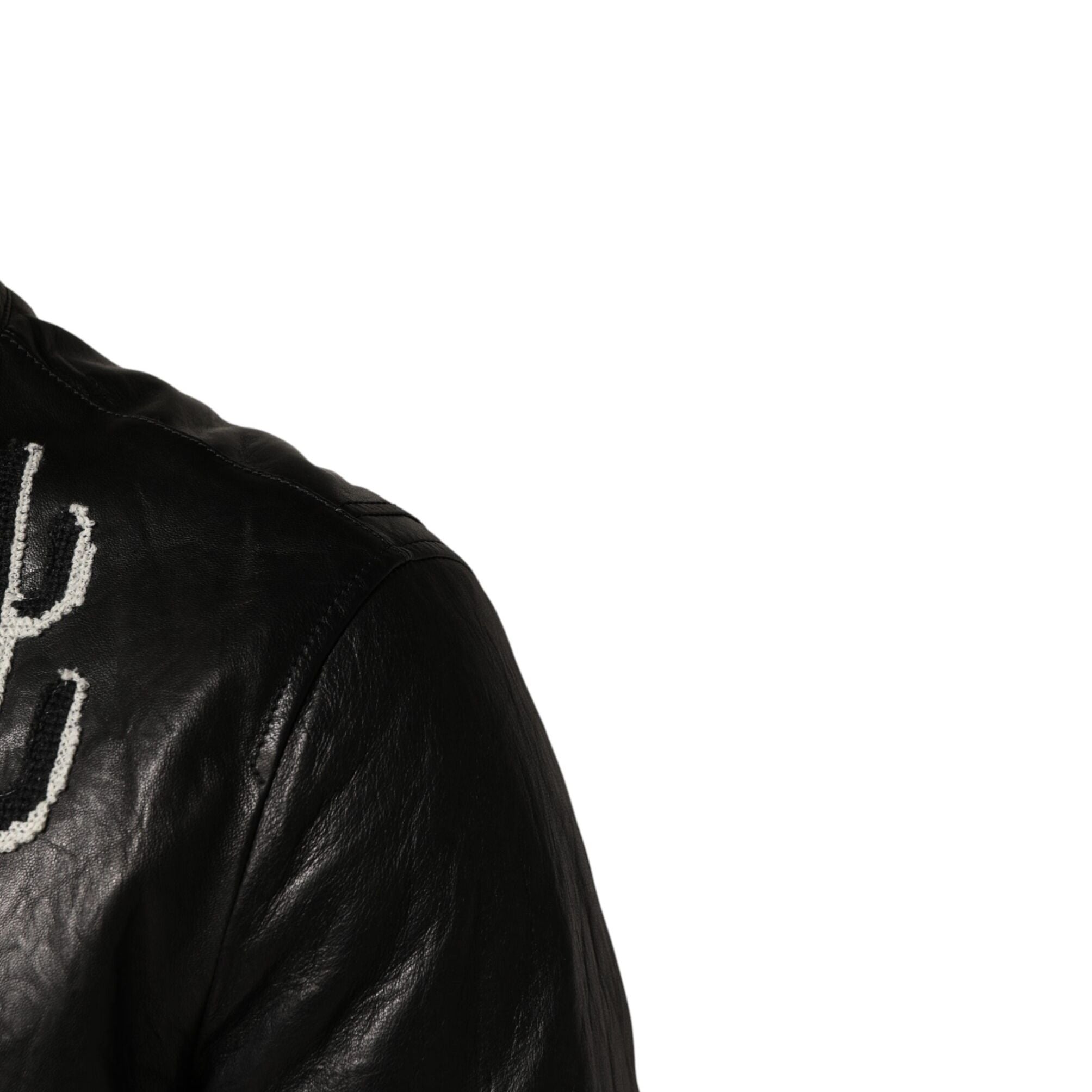 Dolce & Gabbana Black Guns n' Roses FullZip Men Biker Jacket