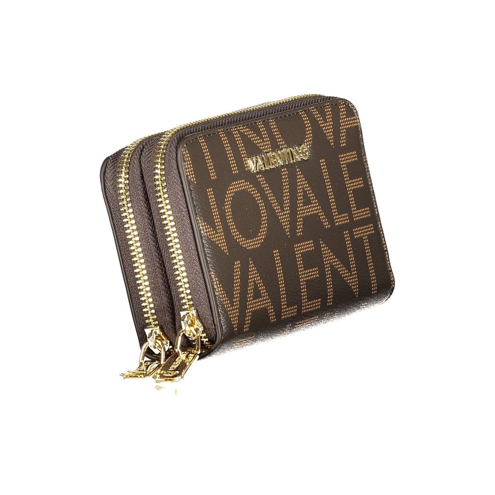 Mario Valentino Marrone Polyurethane Women Wallet
