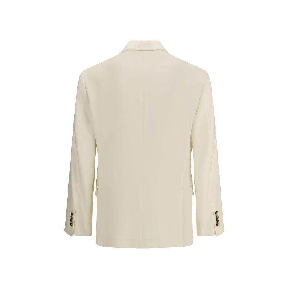 Brunello Cucinelli Beige Wool Blazer