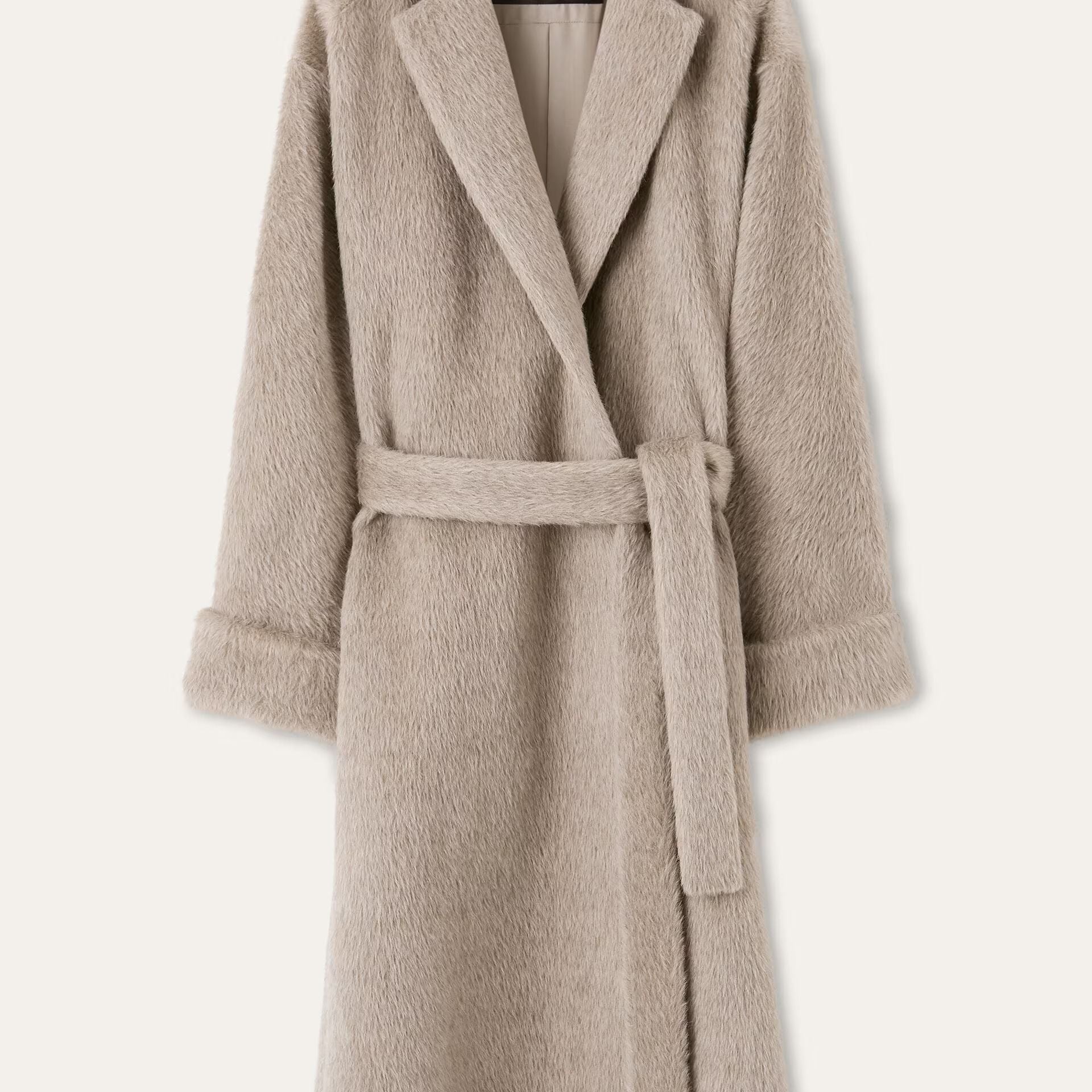 Loro Piana Maria Coat in Alpaca, Virgin Wool