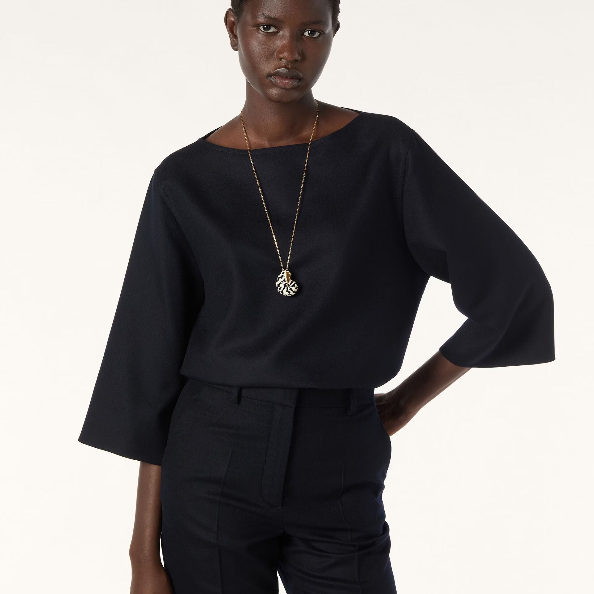 Loro Piana Mara Loro Piana Royal Lightness® Blouse in Loro Piana Royal Lightness®