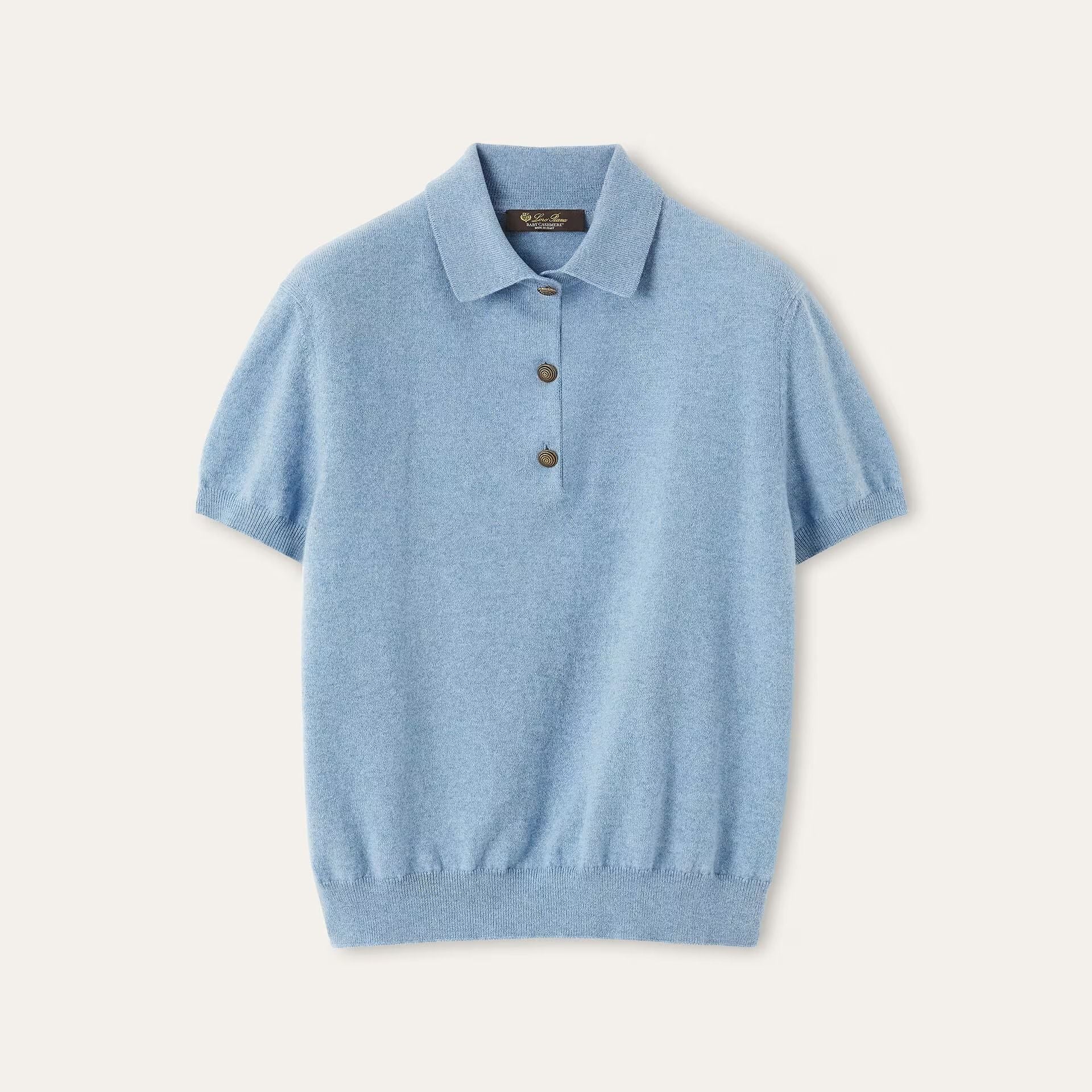 Loro Piana Classic Polo Shirt in Baby Cashmere