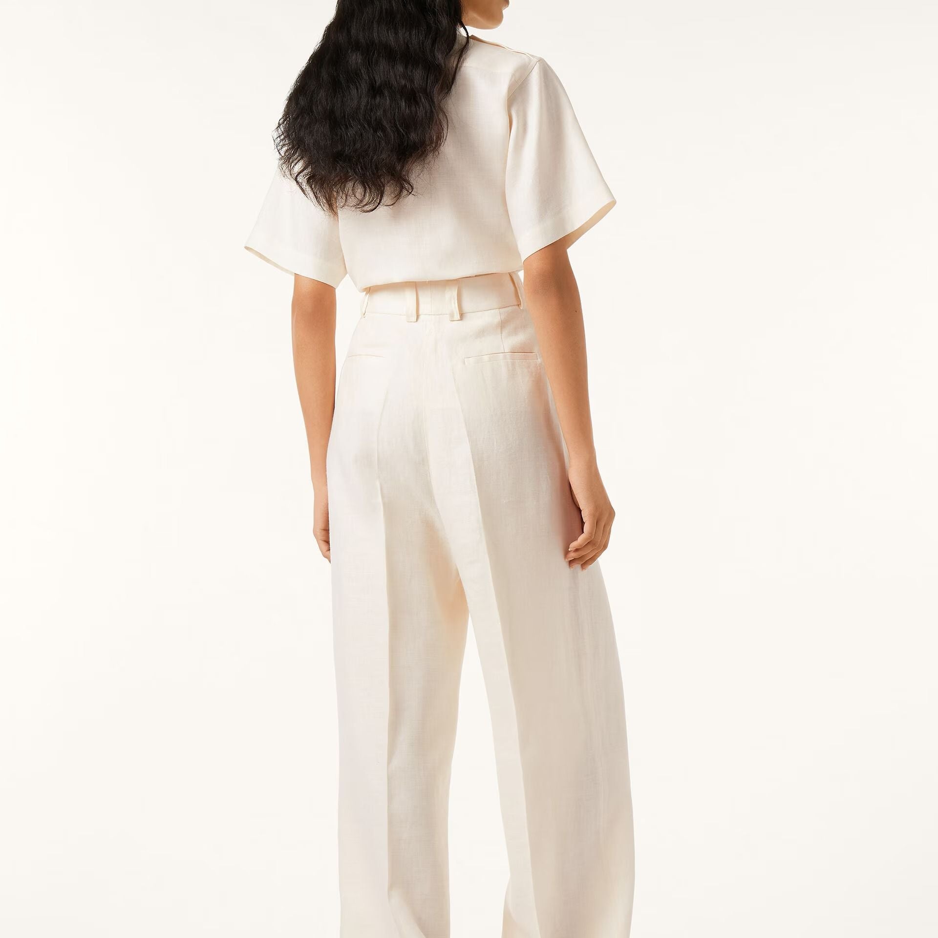 Loro Piana Lodger Trousers in Linen, Virgin Wool