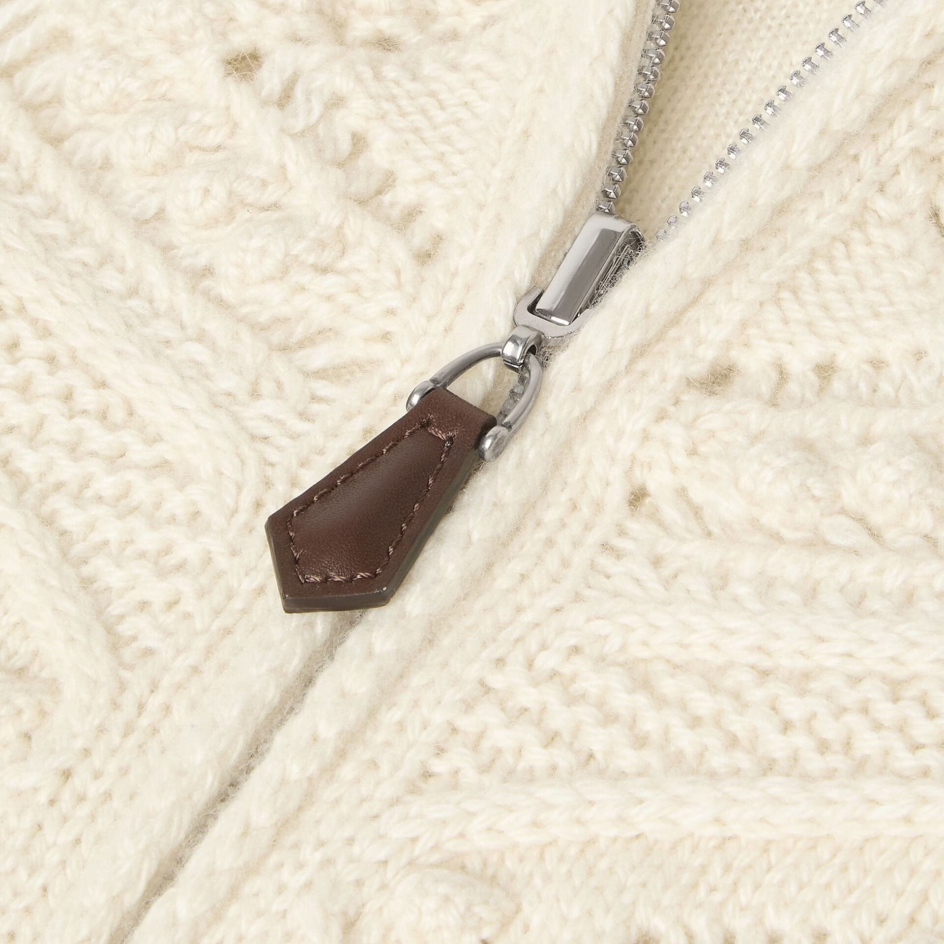 Loro Piana La Plagne Bomber Sweater in Cashmere