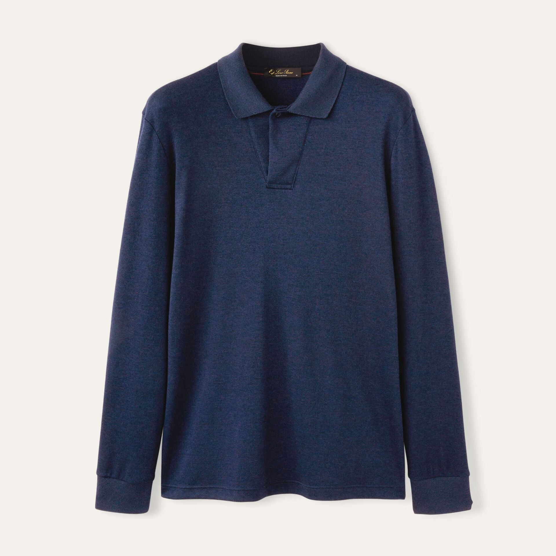 Loro Piana Open Polo Shirt in Cashmere, Silk