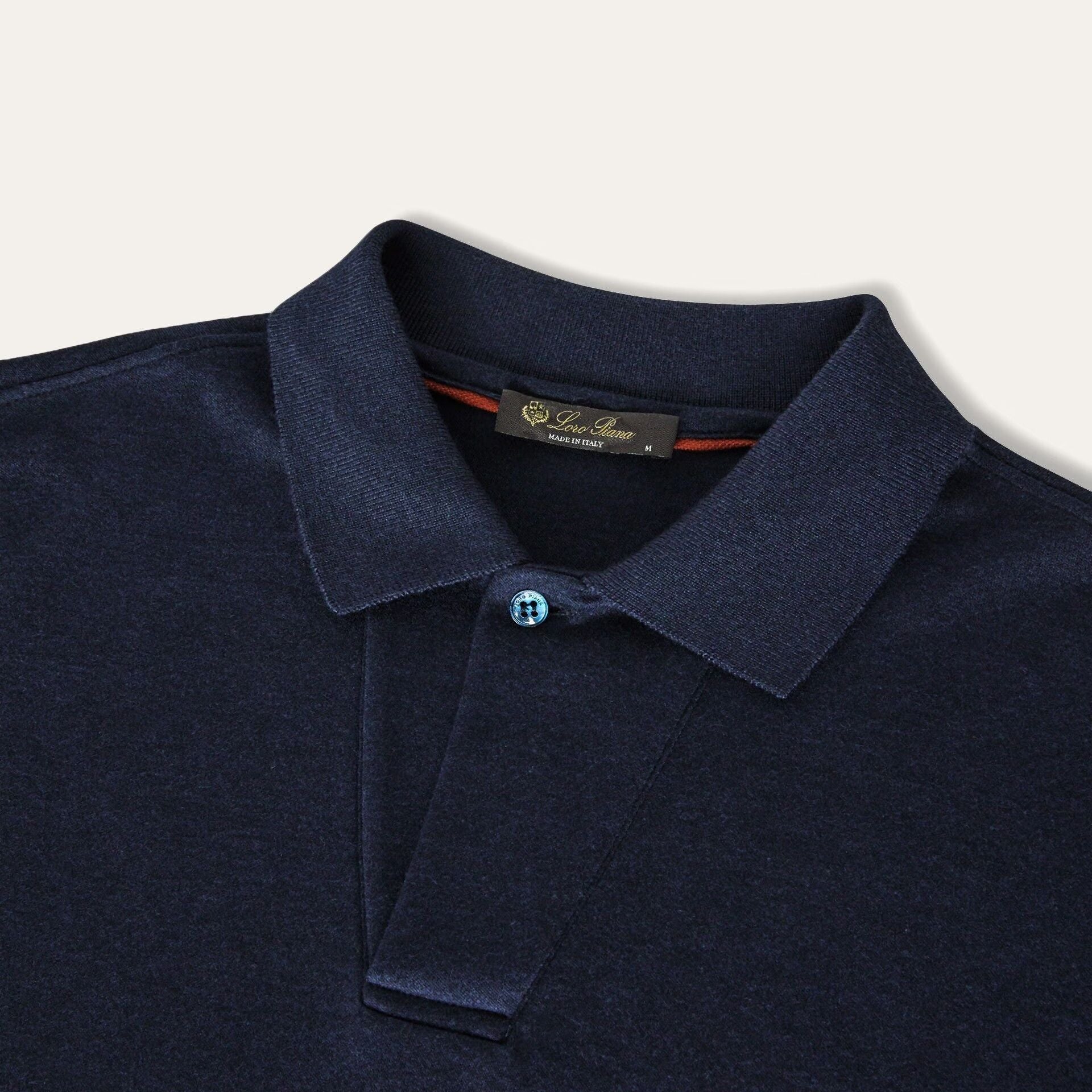 Loro Piana Open Polo Shirt in Cashmere, Silk