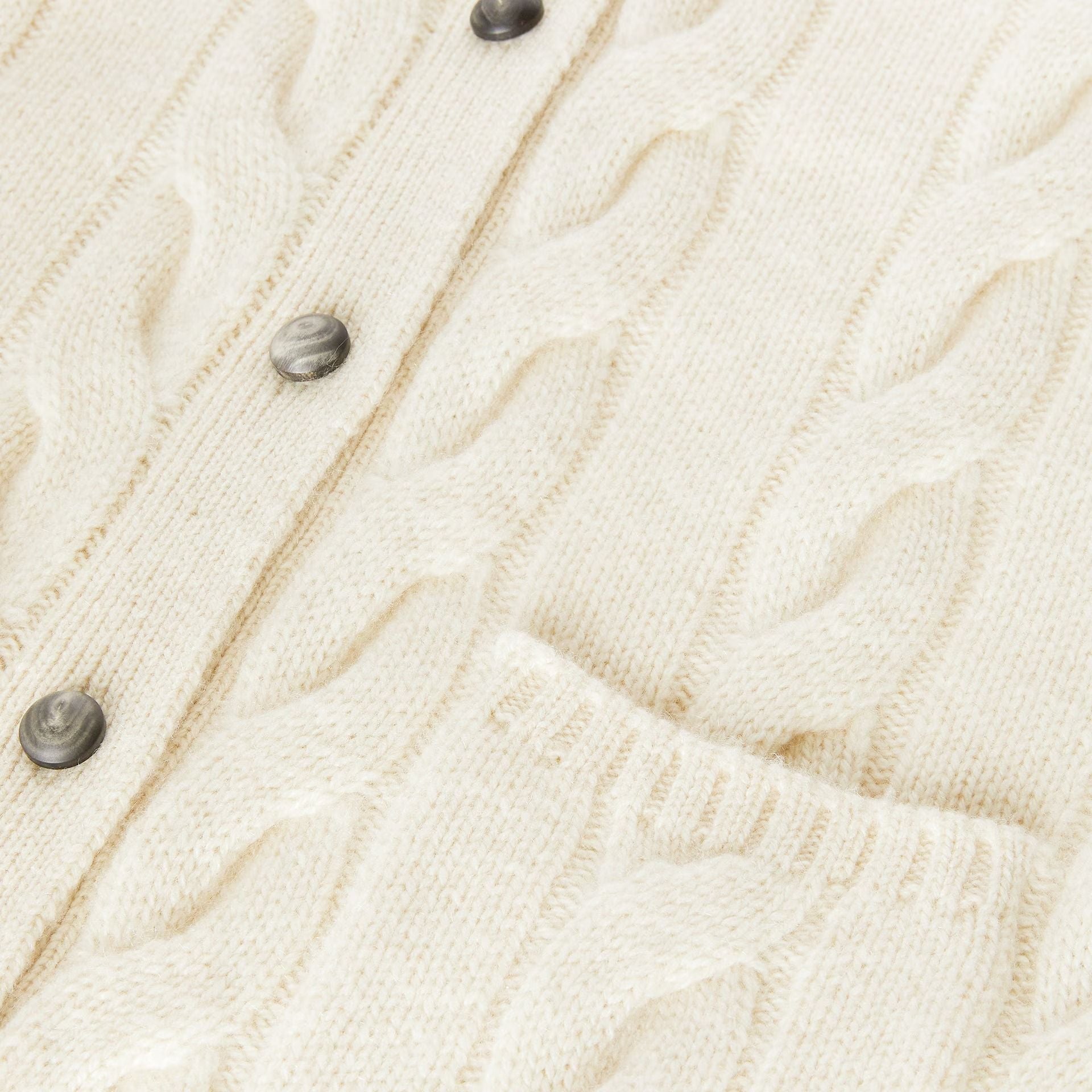 Loro Piana Napier Cardigan in Baby Cashmere Coarsehair