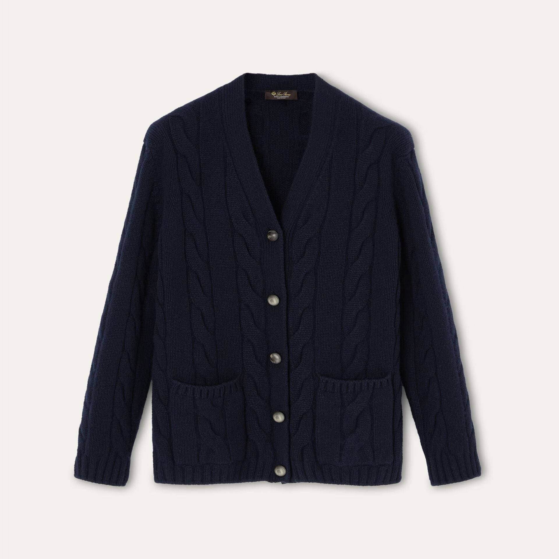 Loro Piana Napier Cardigan in Baby Cashmere Coarsehair