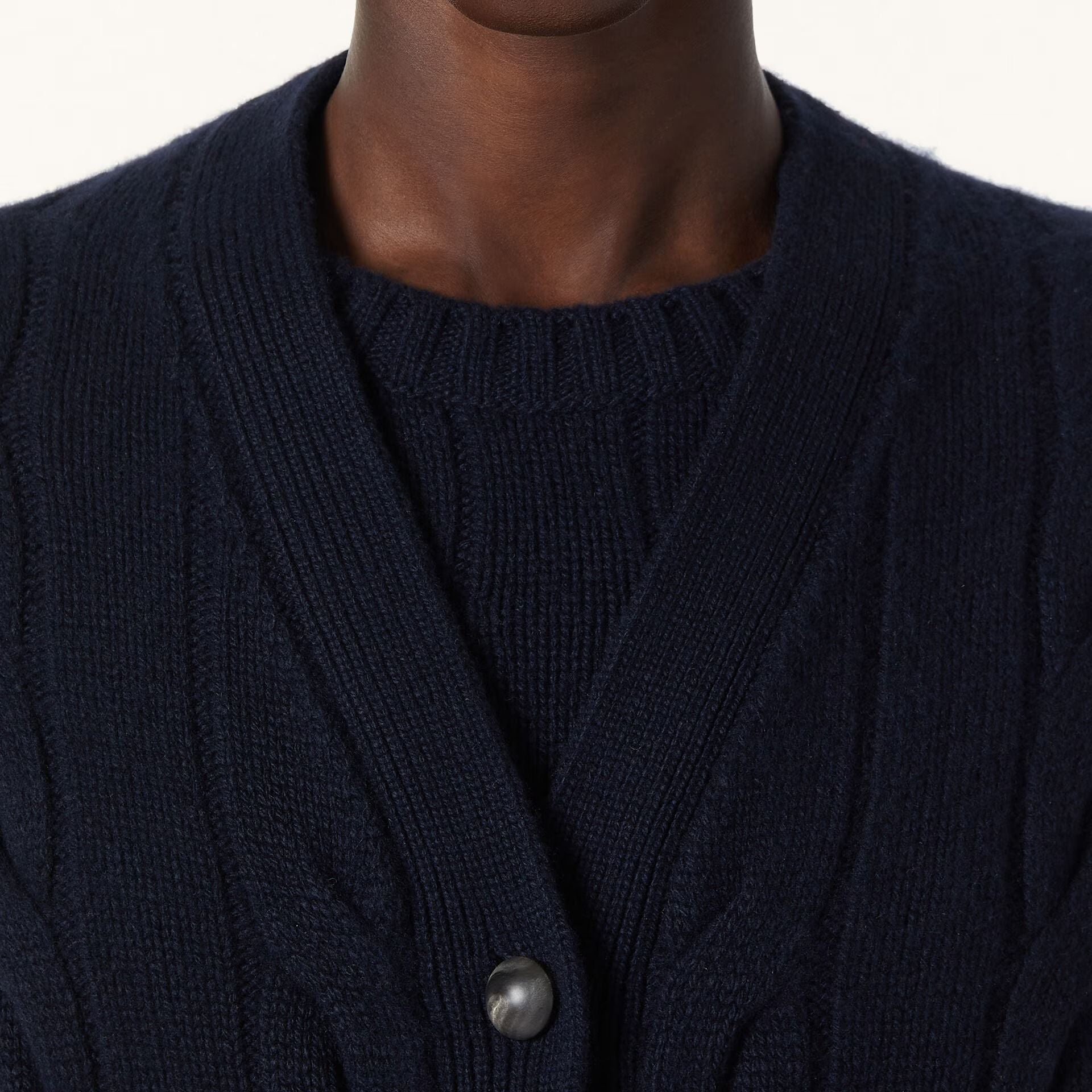 Loro Piana Napier Cardigan in Baby Cashmere Coarsehair