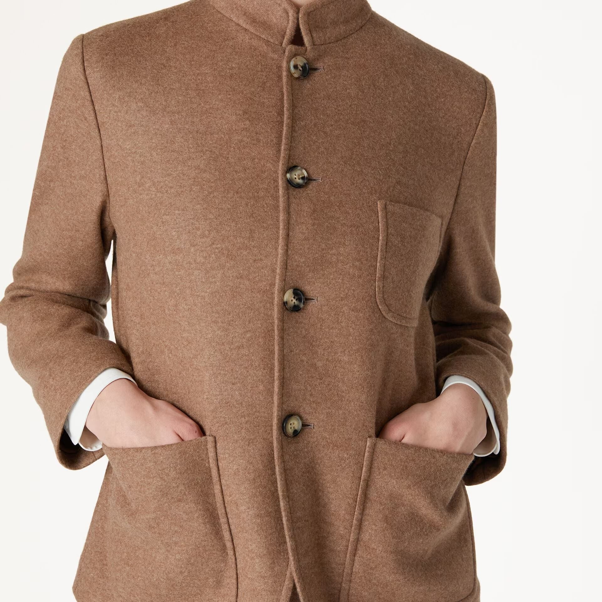 Loro Piana Spagna Mini Jacket in Jersey Novalis