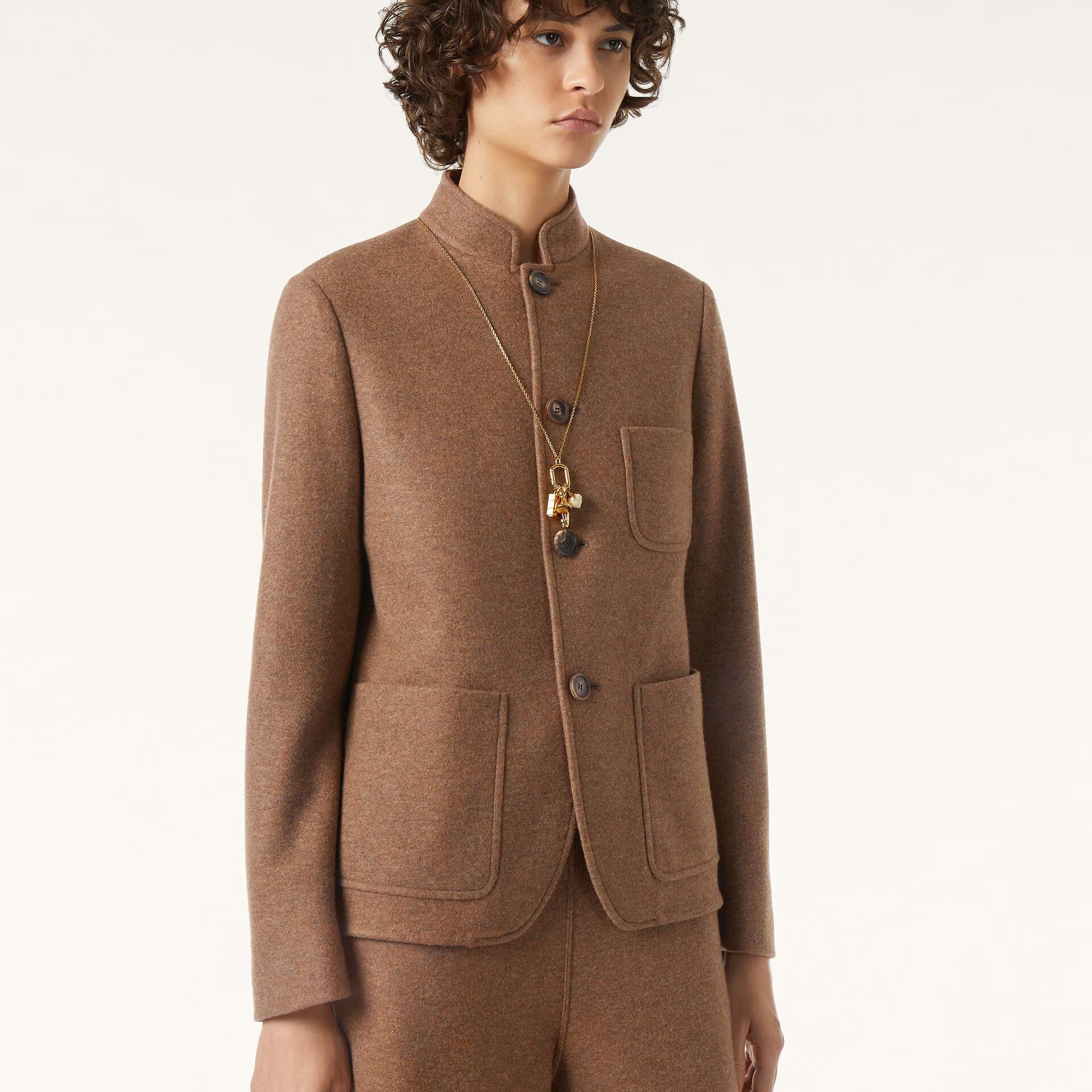 Loro Piana Spagna Mini Jacket in Jersey Novalis
