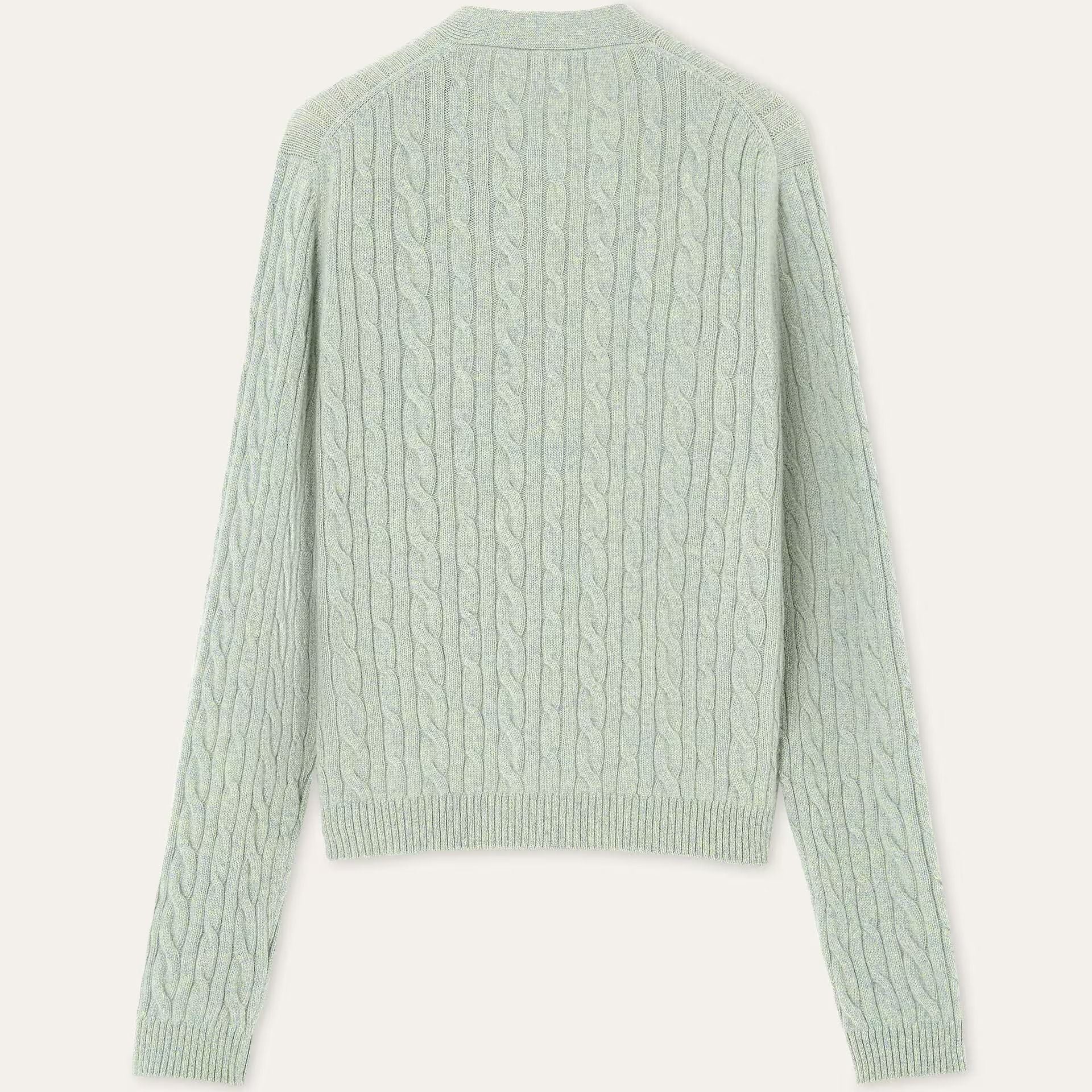 Loro Piana Treccia Cardigan in Baby Cashmere