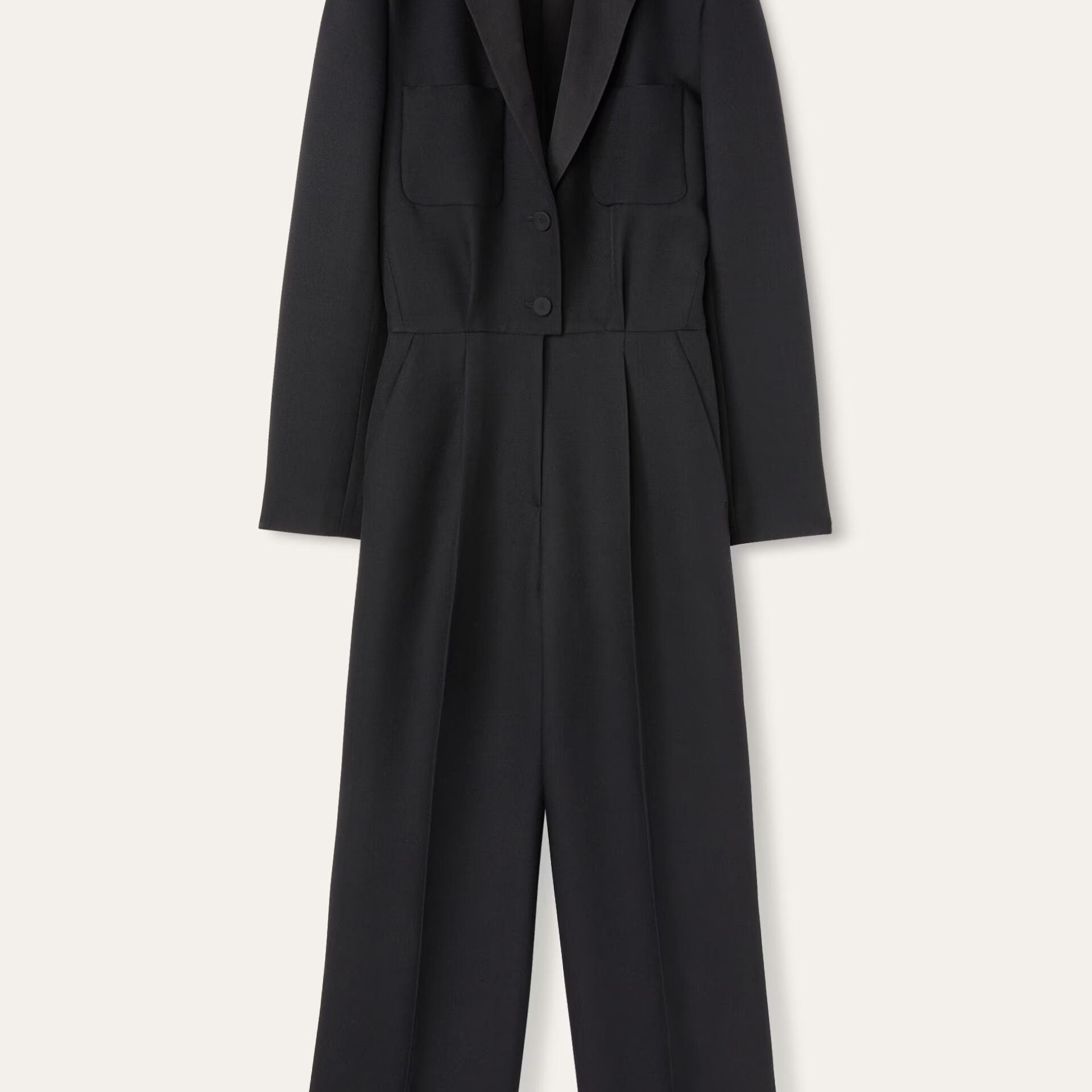 Loro Piana Sabine Jumpsuit in Virgin Wool, Silk