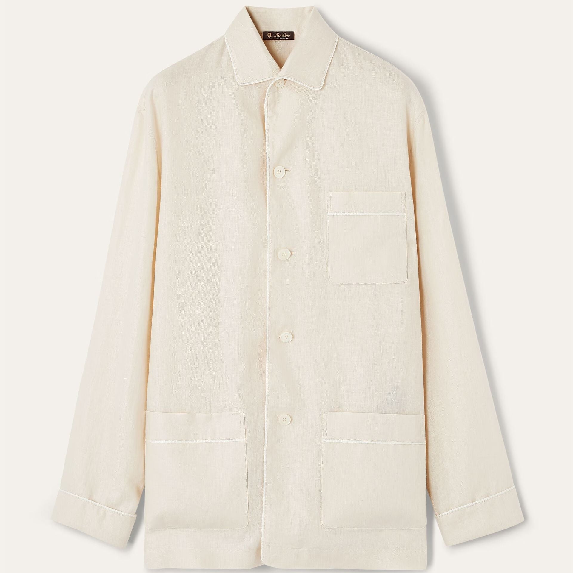 Loro Piana Lian Pyjamas Shirt in Linen