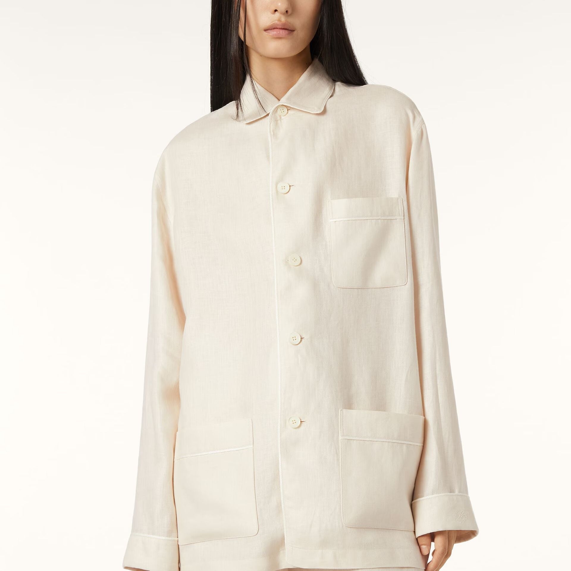 Loro Piana Lian Pyjamas Shirt in Linen