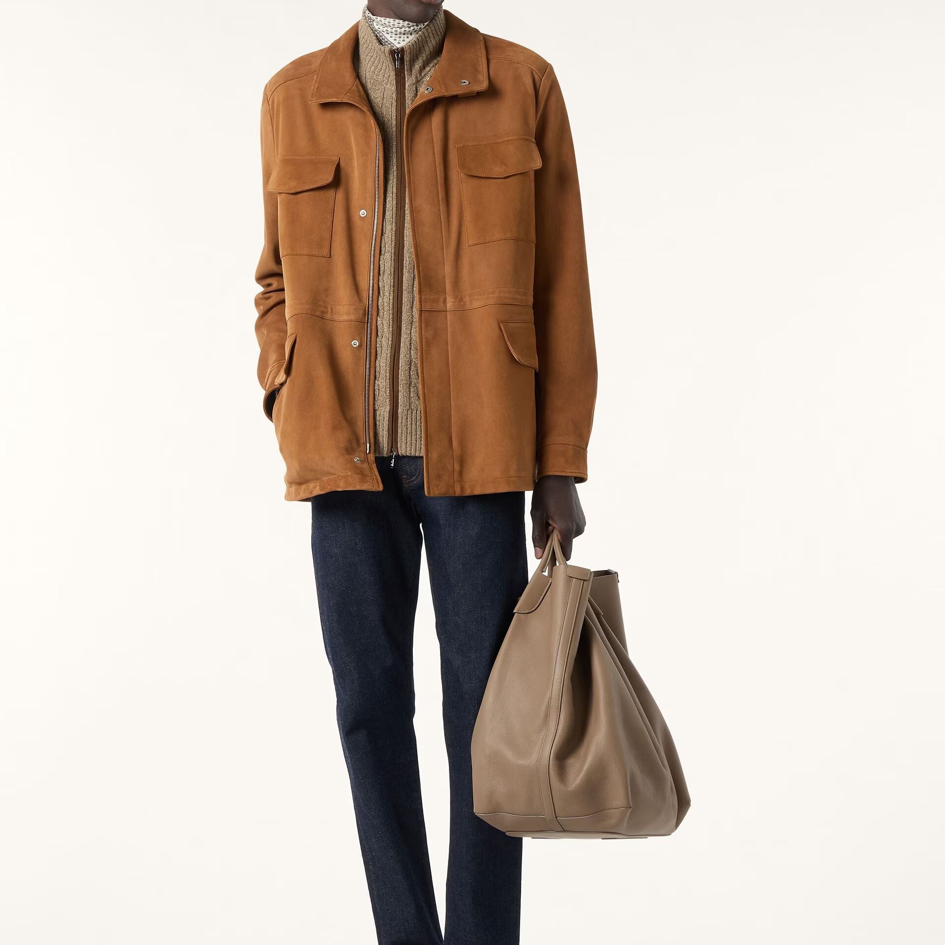 Loro Piana Traveller Field Jacket in Lambskin