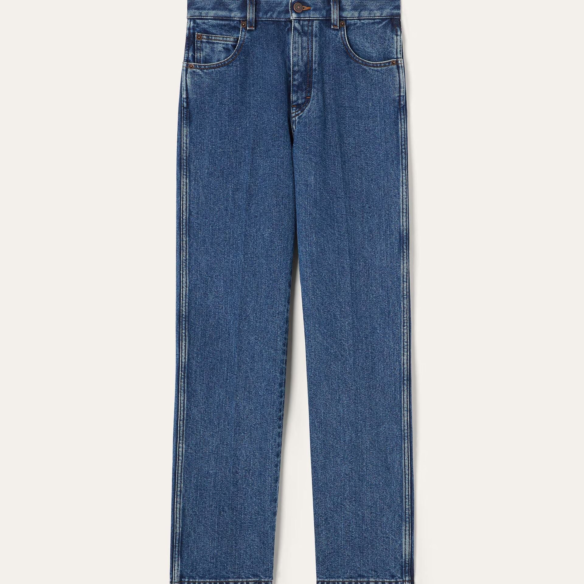 Loro Piana Brooke Jeans in Denim Silk