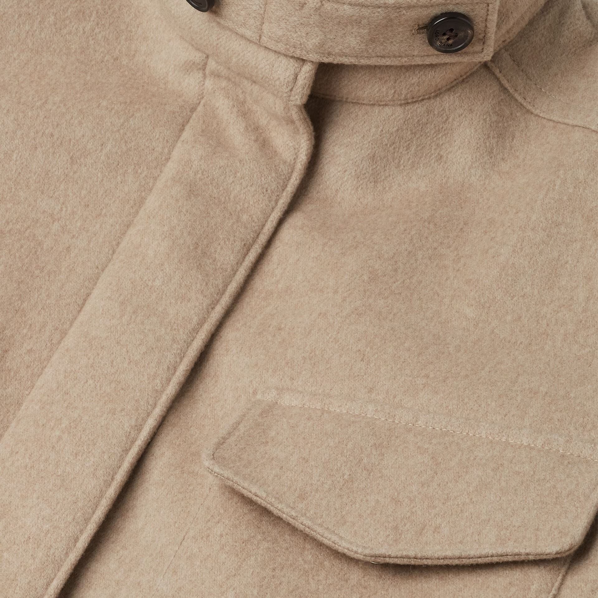 Loro Piana Traveller Field Jacket in Cashmere - Storm System®