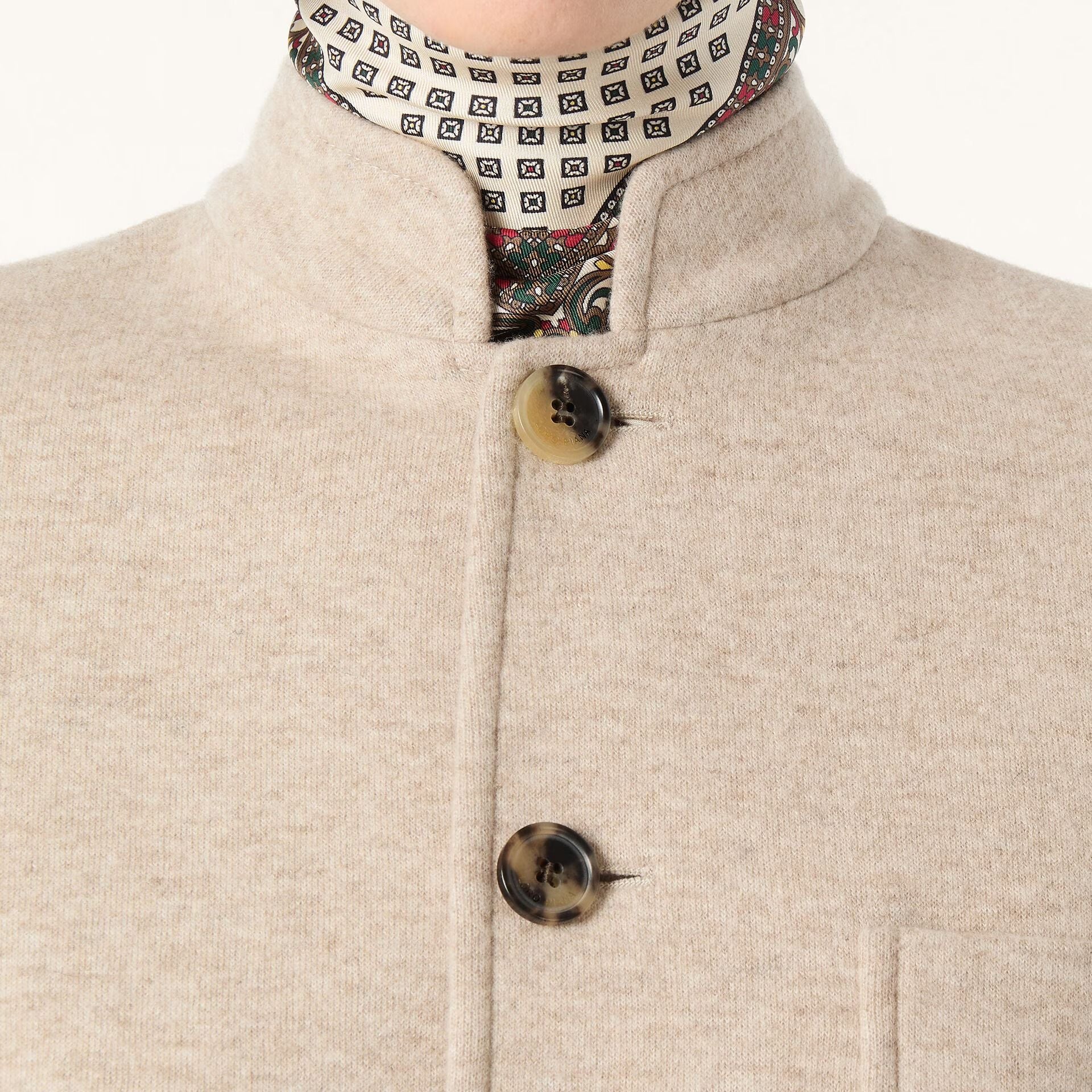 Loro Piana Spagna Mini Jacket in Jersey Novalis