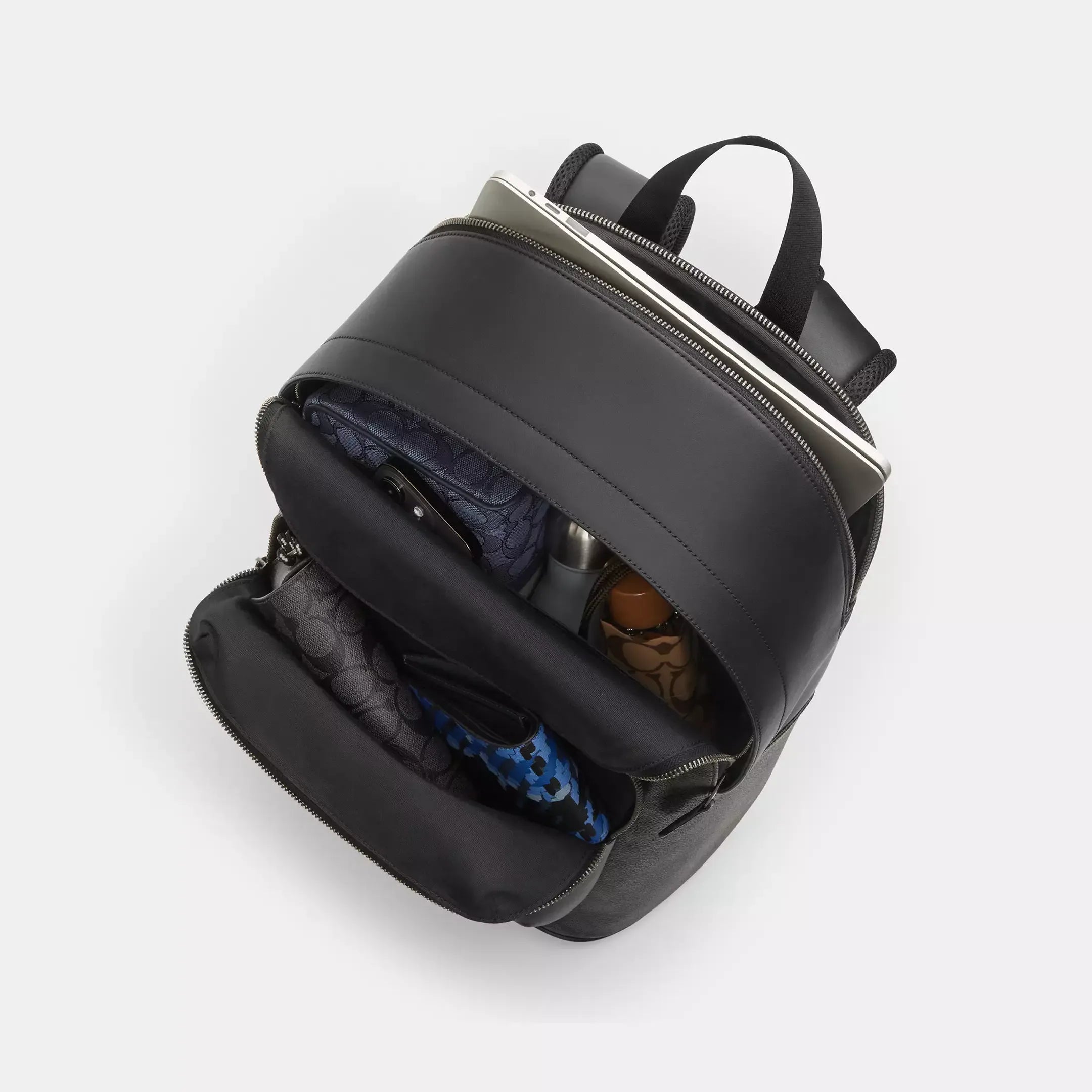 Coach West Backpack In Signature Canvas