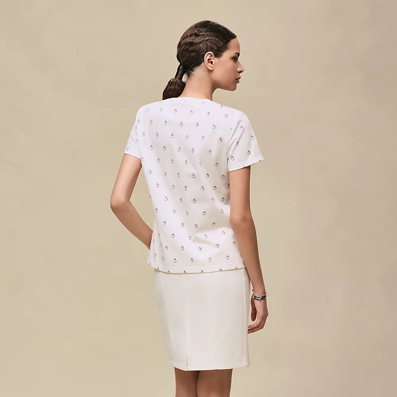 Hermès "Anneau Finesse" straight t-shirt